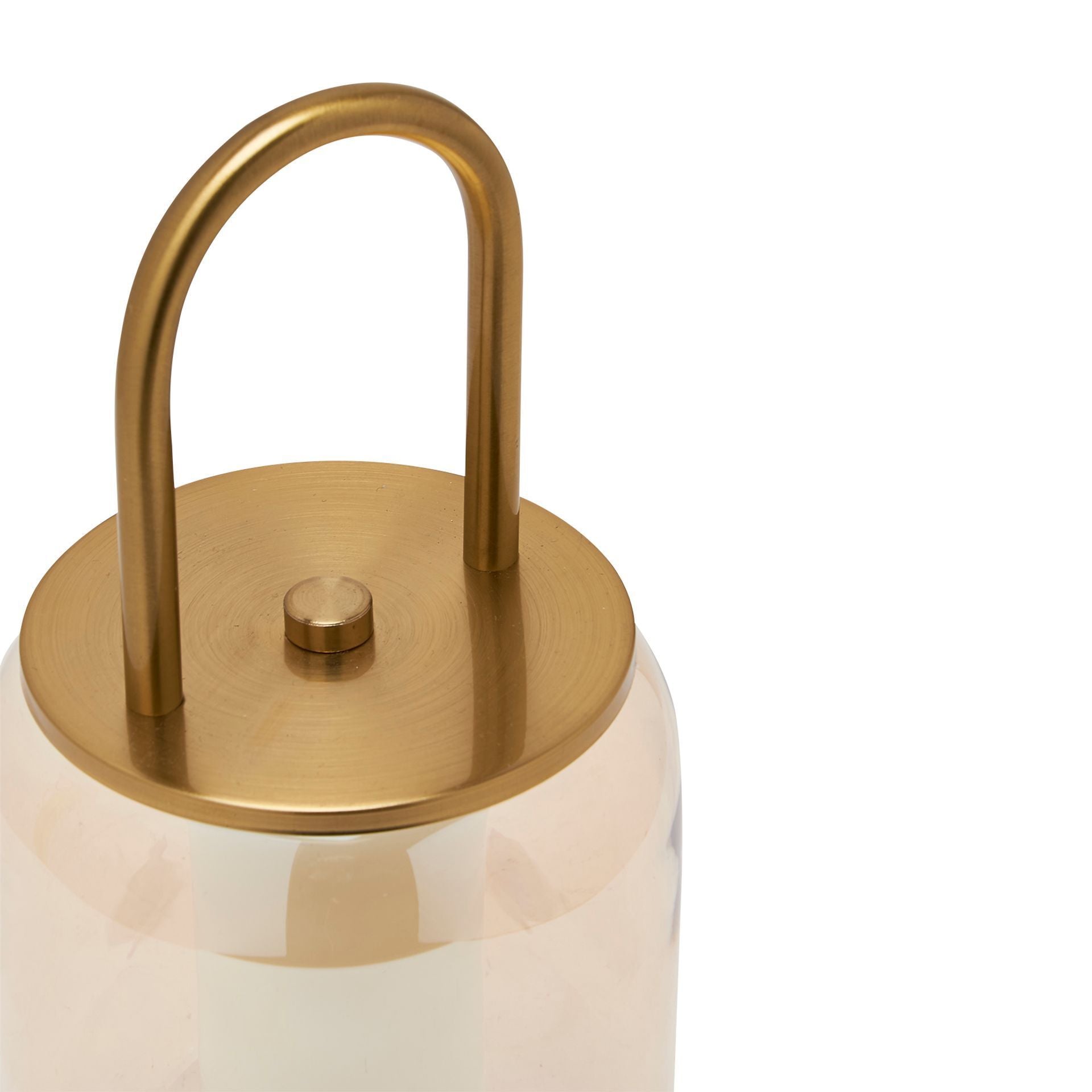 Hestia Bronze USB LED Touch Lamp - Lantern Style