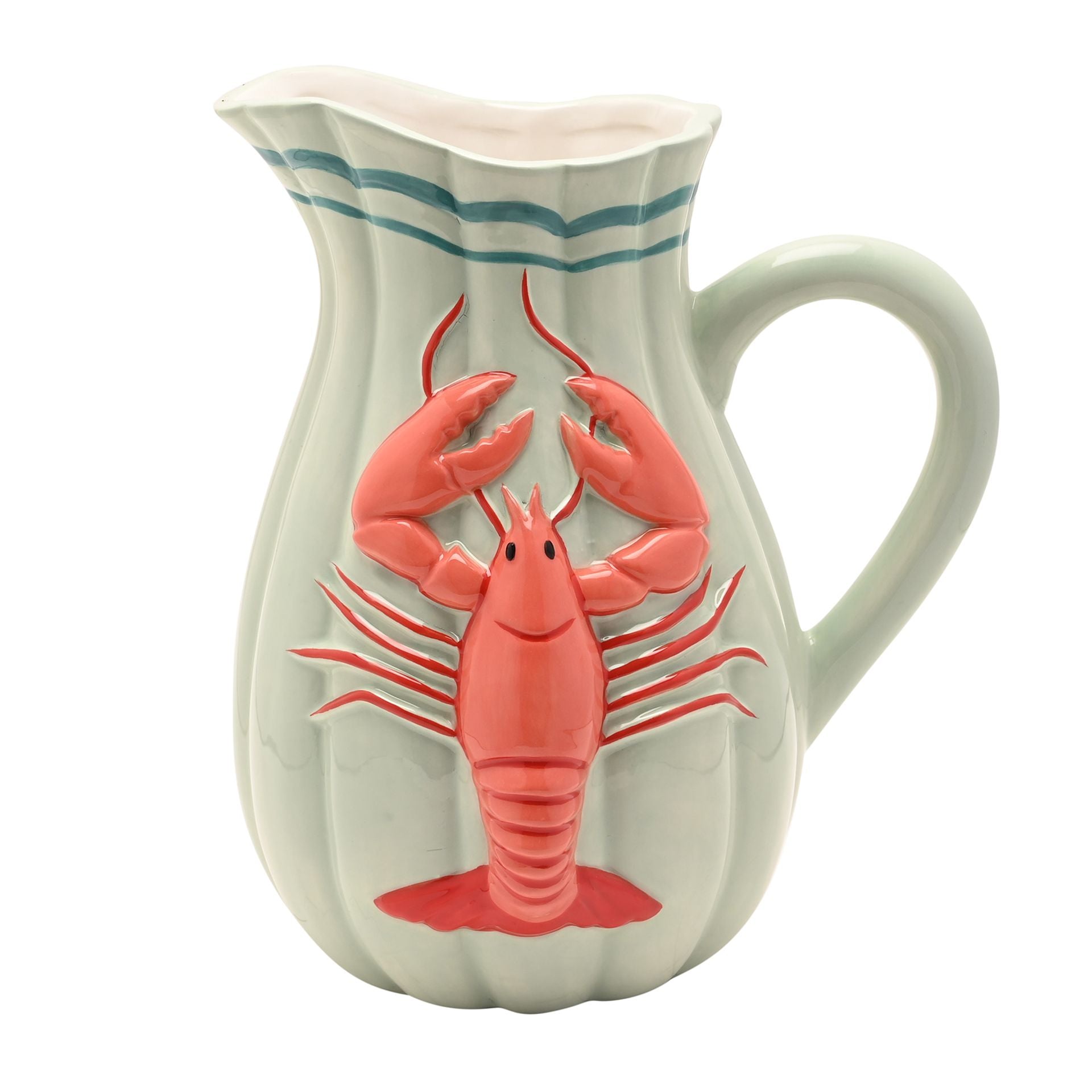 Hestia Hand Painted Lobster Vase