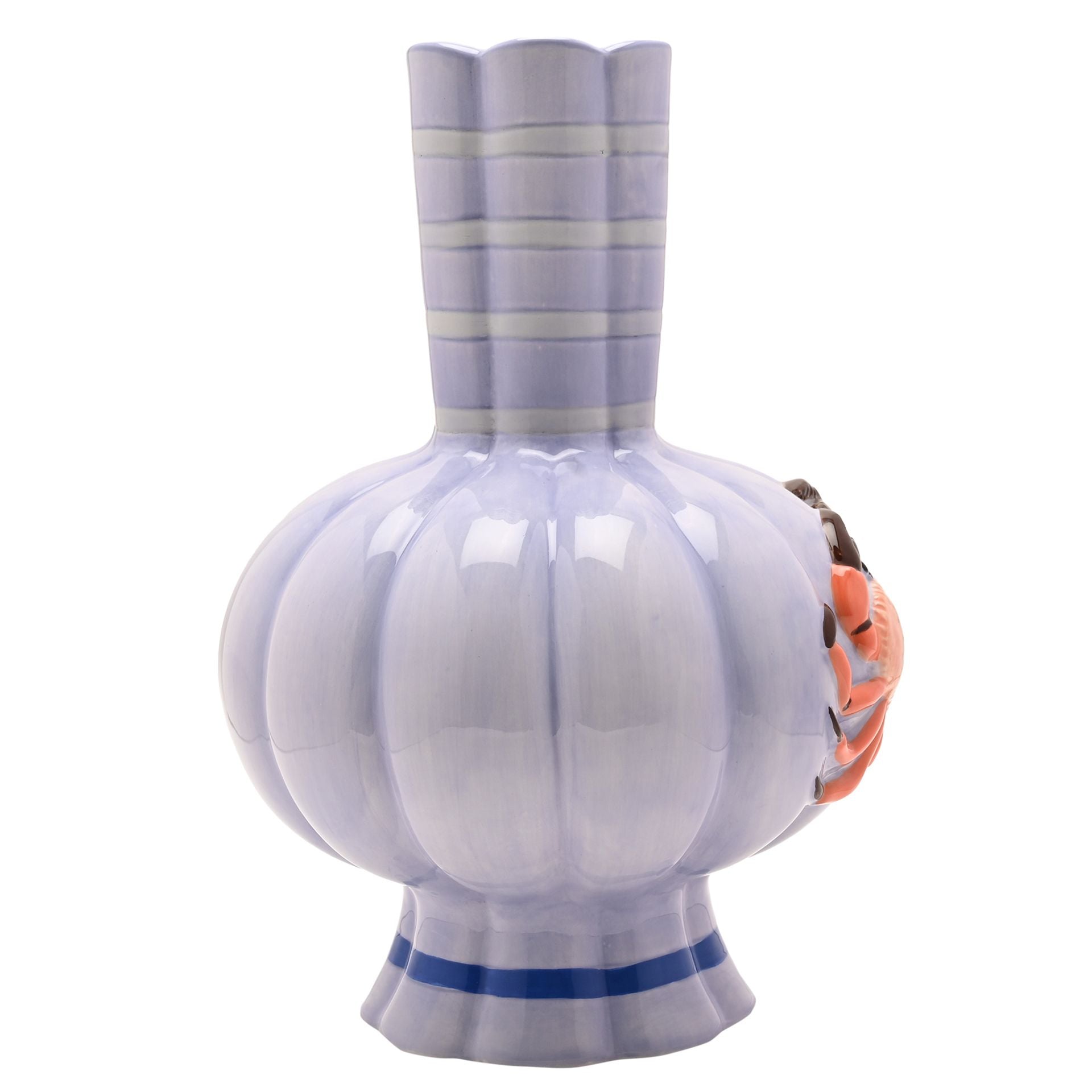 Hestia Hand Painted Crab Vase