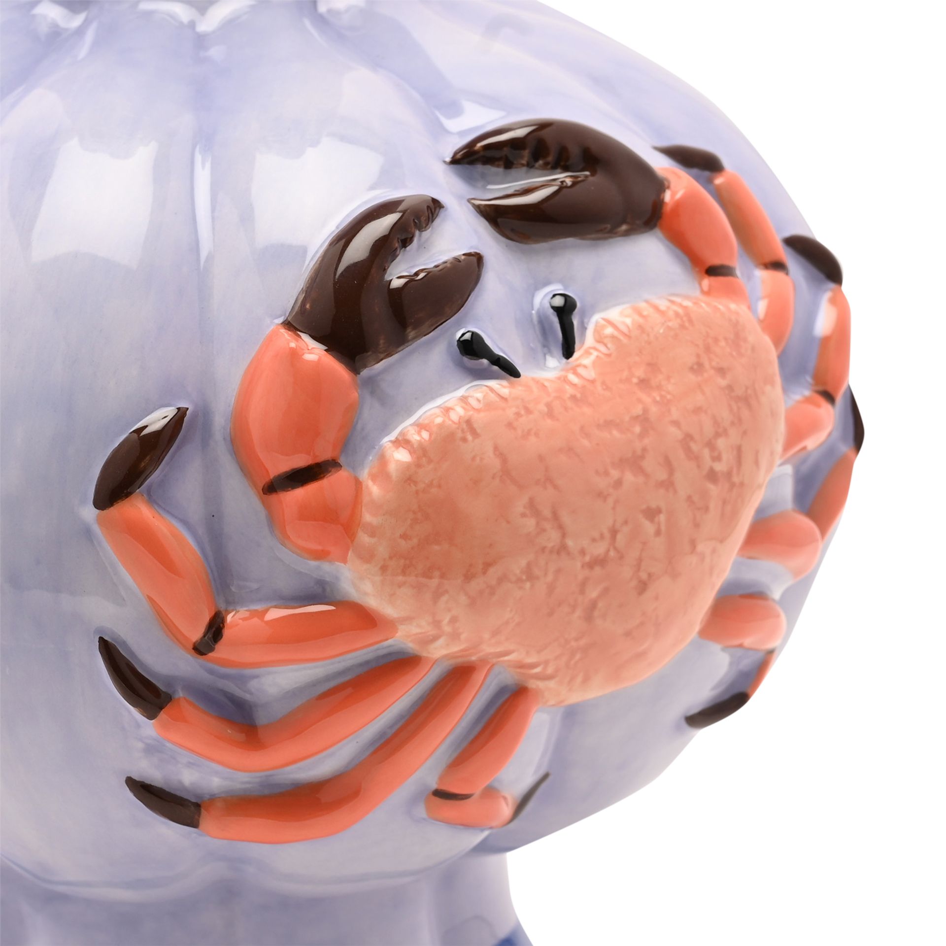 Hestia Hand Painted Crab Vase