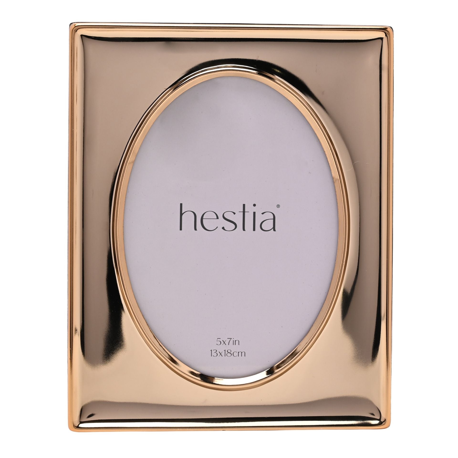 Hestia Gold Tone Steel Photo Frame 5" x 7"