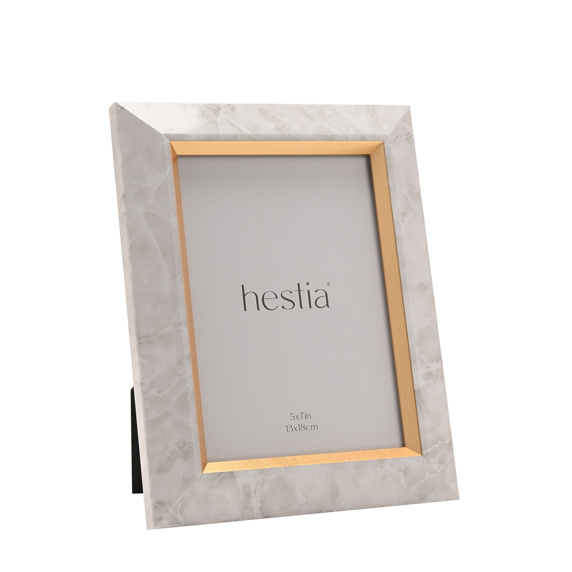 Hestia White Marble & Gold Photo Frame 5" x 7"