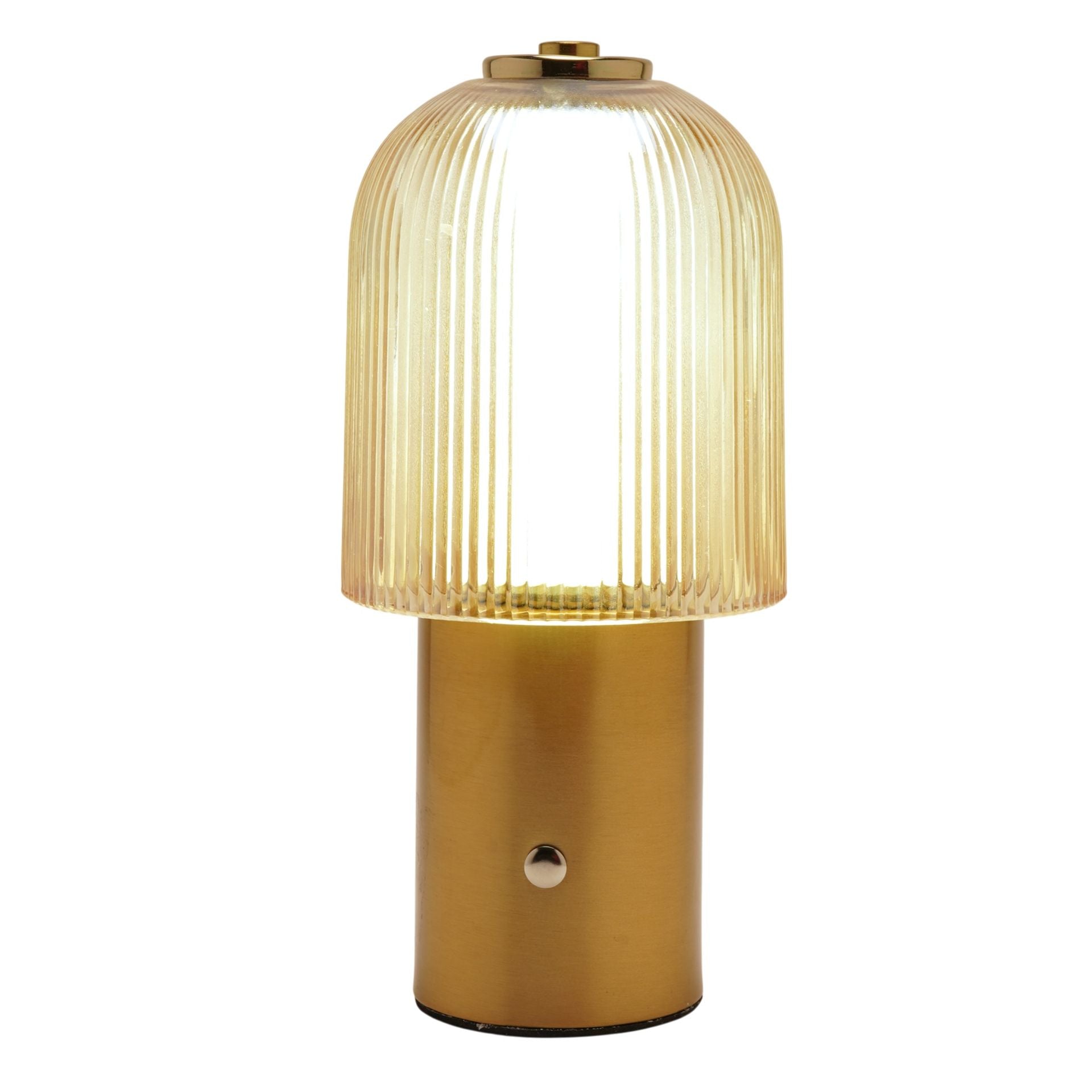 Hestia Bronze USB LED Touch Table Lamp