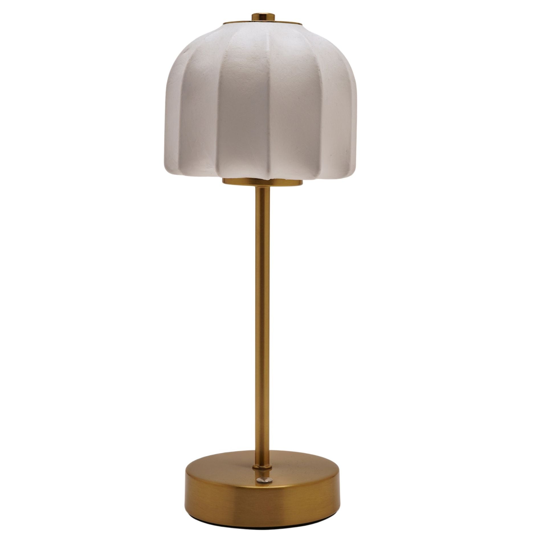 Hestia Soft Touch Shaded Bronze USB LED Touch Table Lamp