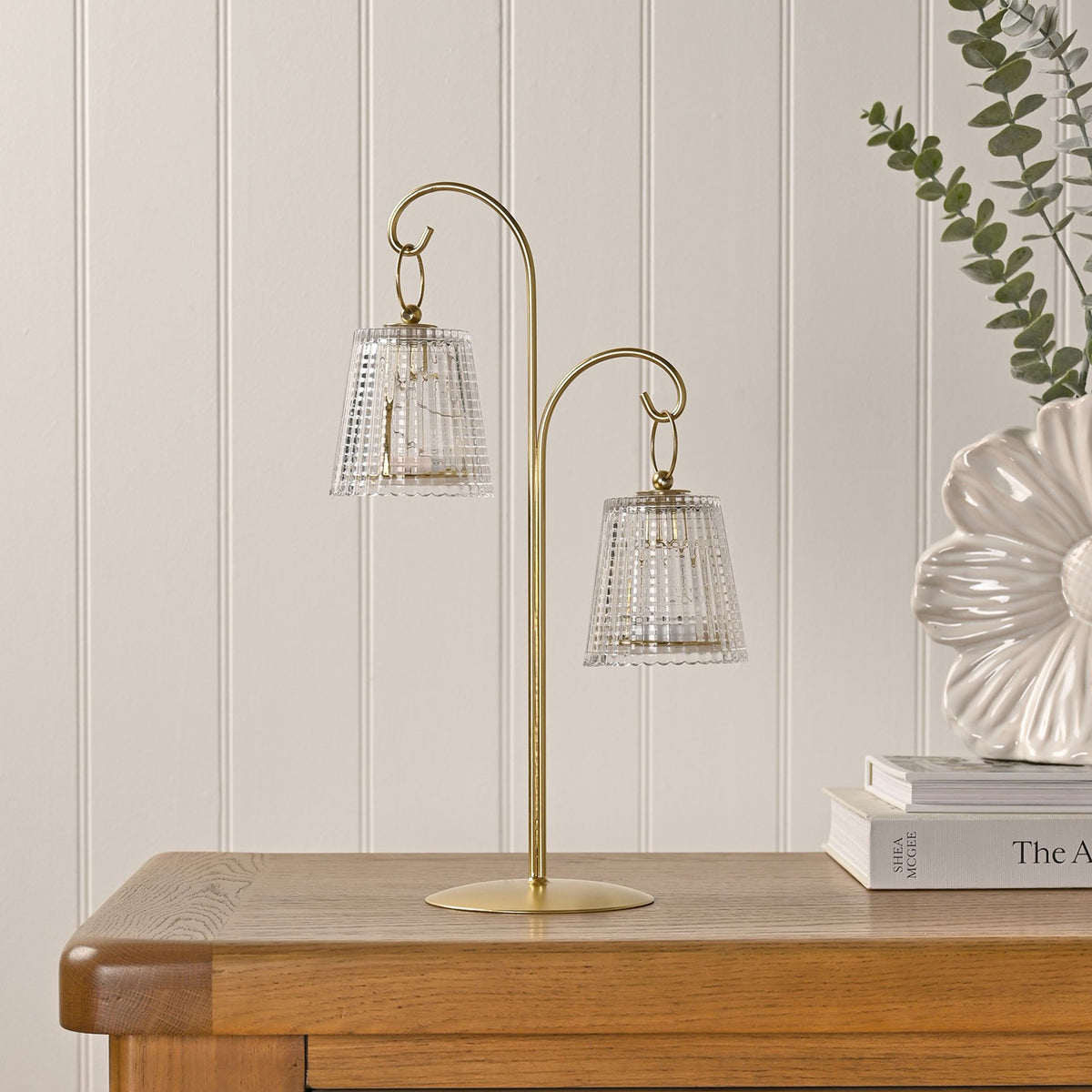Hestia Double LED Table Lamp