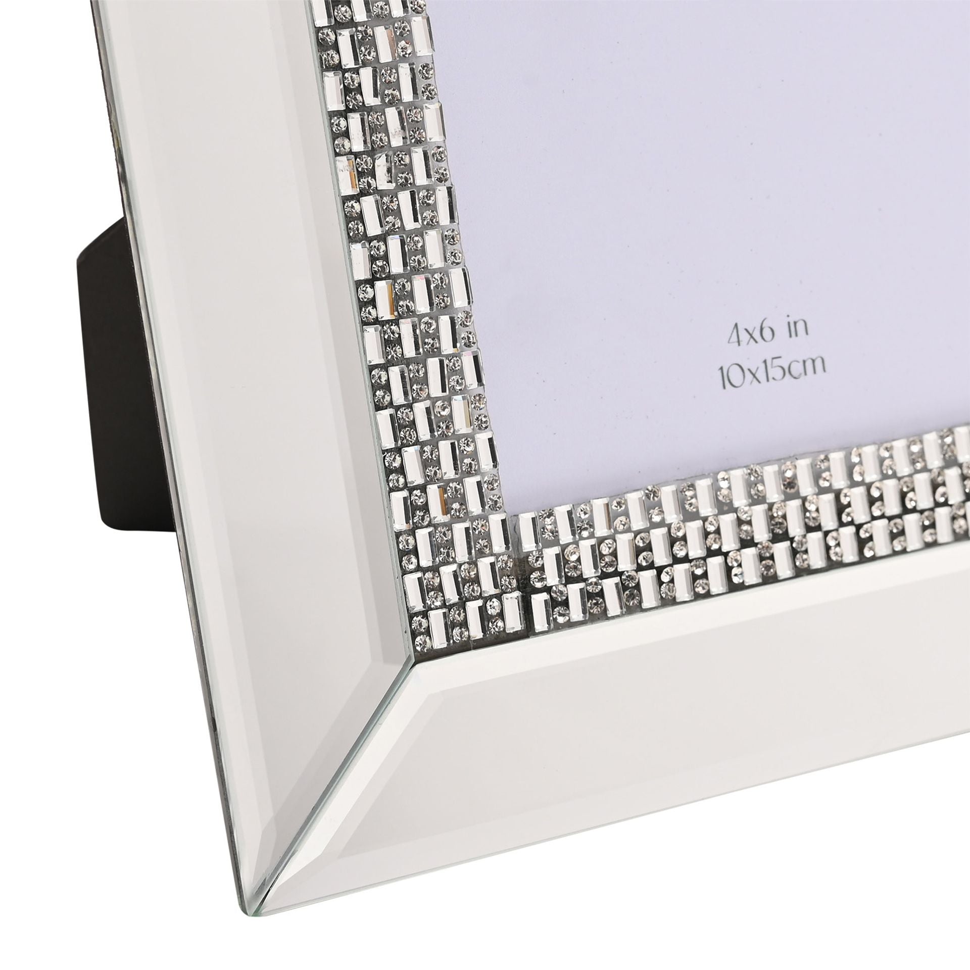 Hestia Diamante Glass Photo Frame 4" x 6"