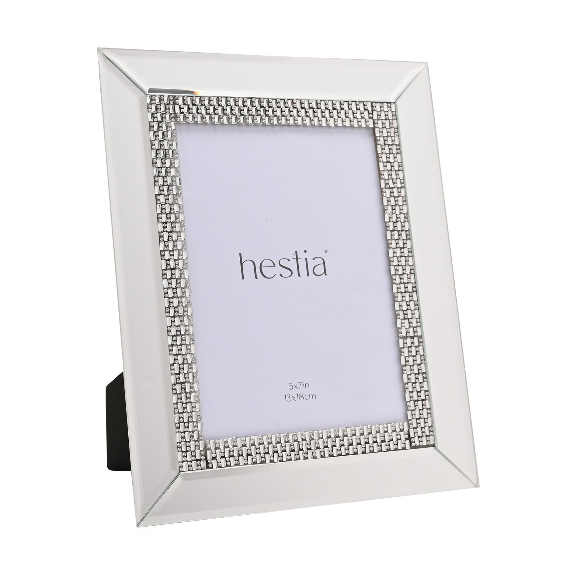 Hestia Diamante Glass Photo Frame 5" x 7"