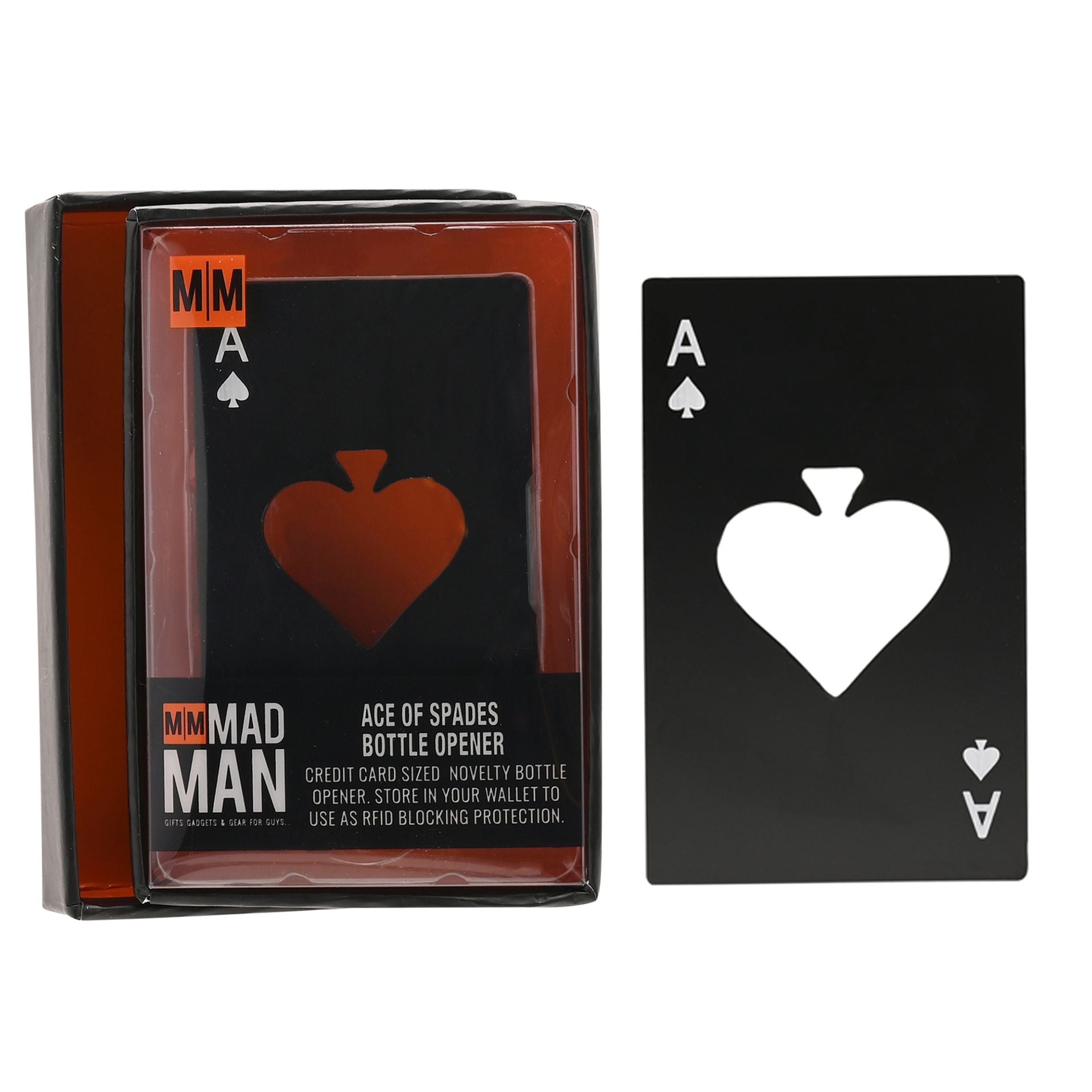 Mad Man Black Ace Bottle Opener