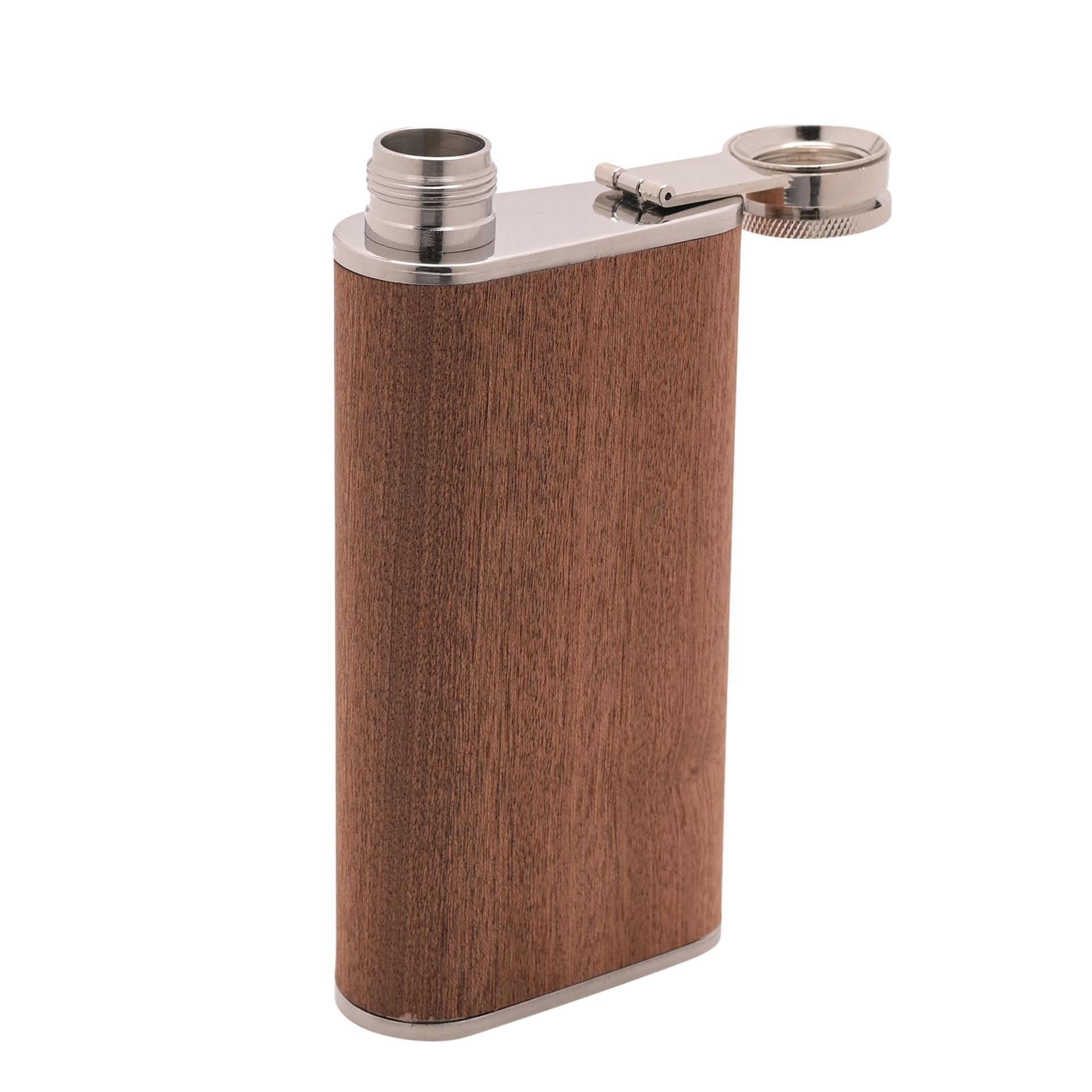 Harvey Makin Hip Flask - 9oz Brown