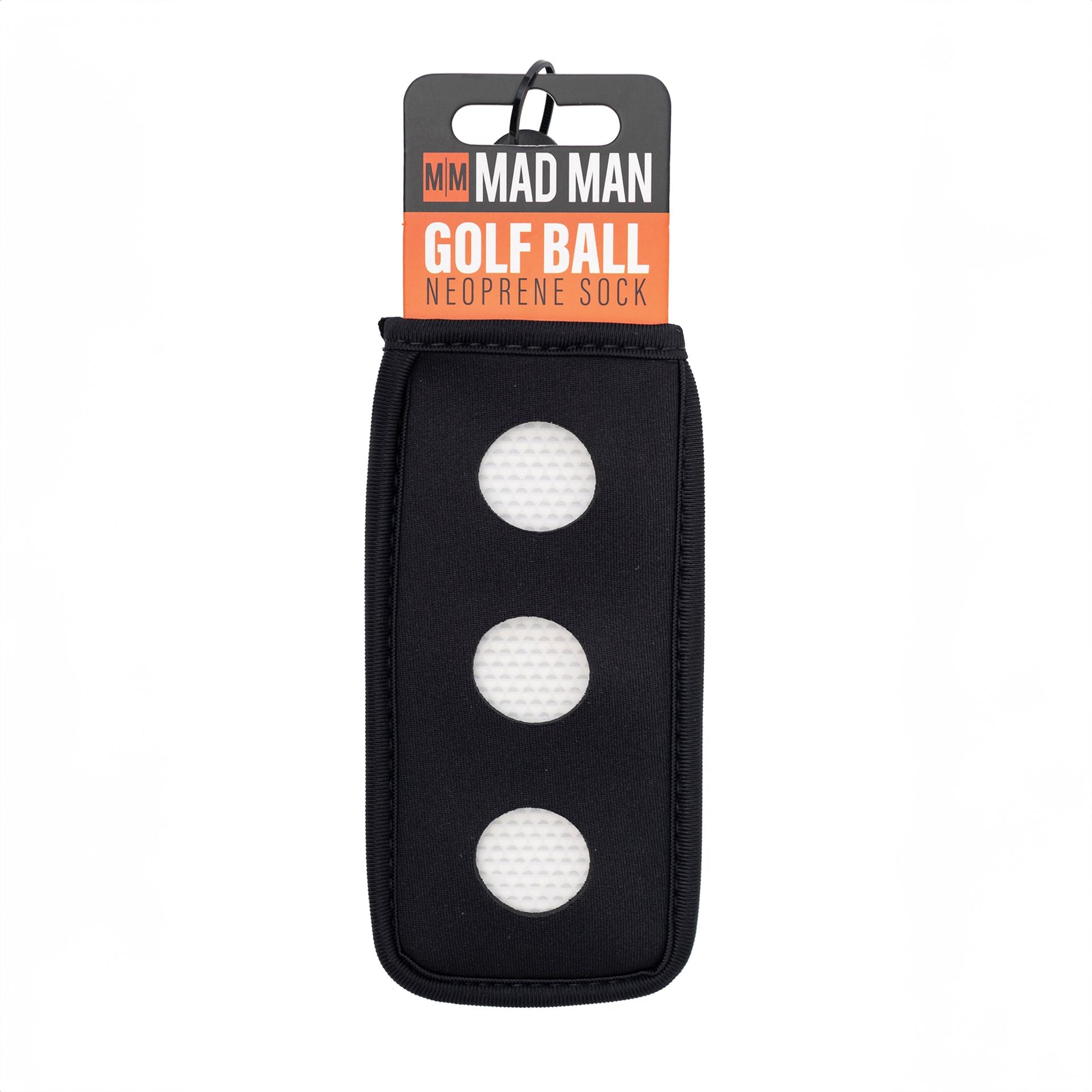 Mad Man Neoprene Golf Ball Sock Carry Bag