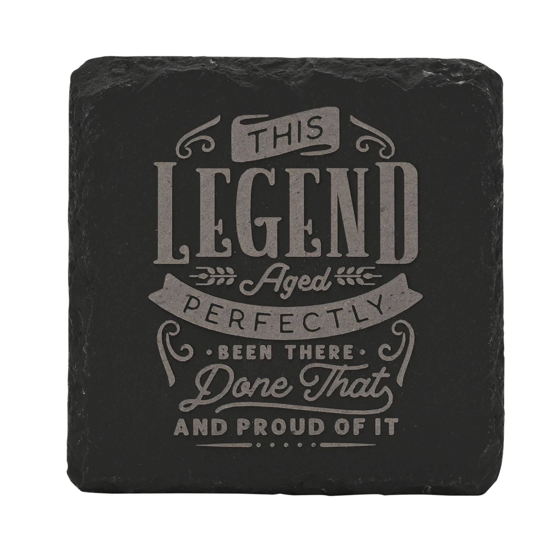 Harvey Makin Legend Slate Coaster - Perfect
