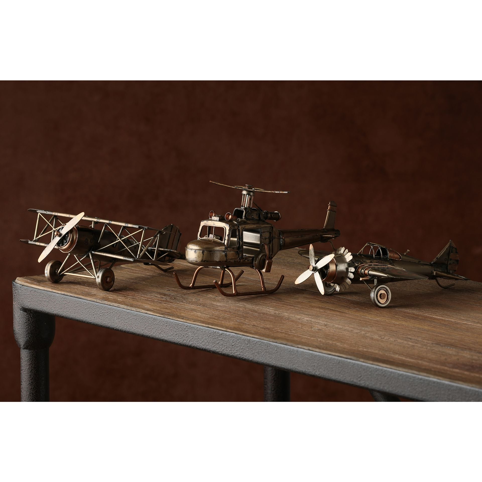 Harvey Makin Ornament - Helicopter
