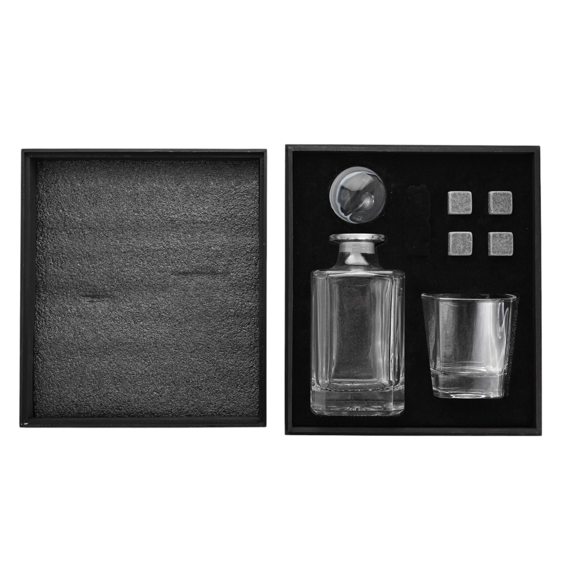 Harvey Makin Whisky Glass Decanter, Tumbler & Cooling Stones Set