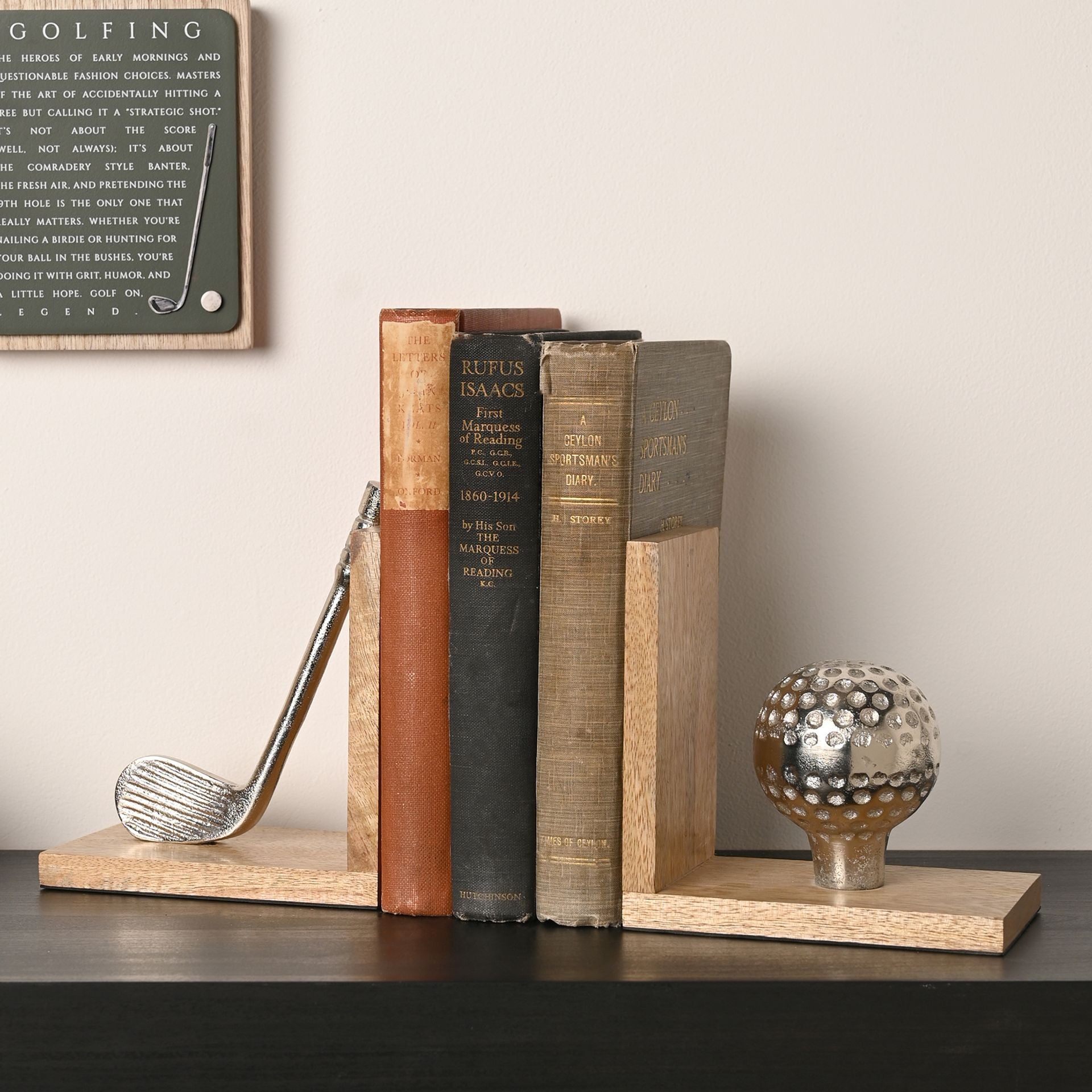Hobbies By Harvey Bookends - Golf