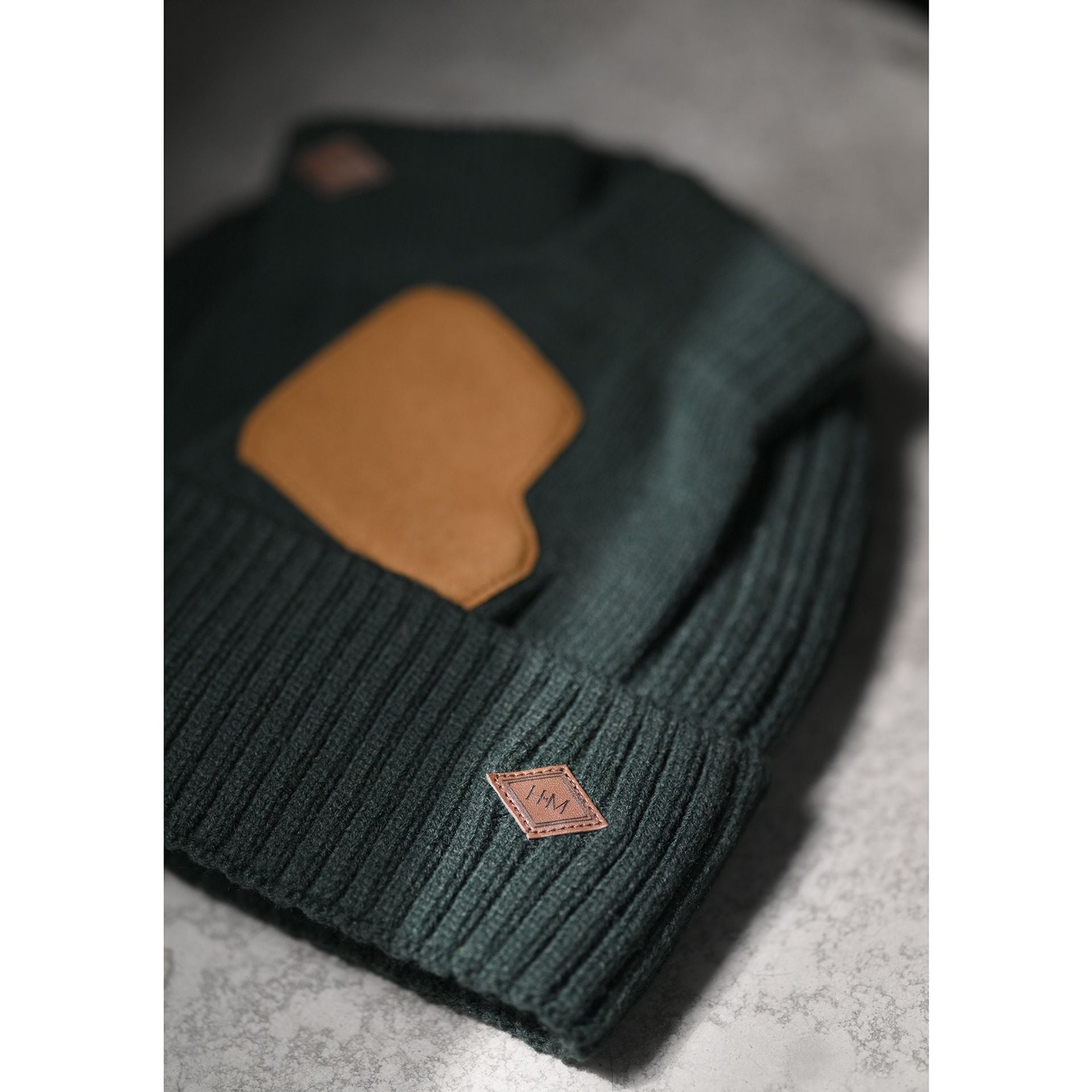 Harvey Makin Layers Hat and Gloves Gift Set - Green