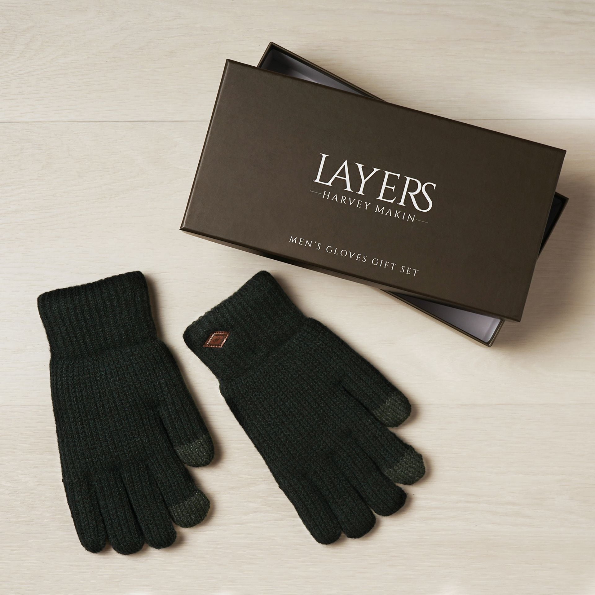 Harvey Makin Layers Gloves Gift Set - Green