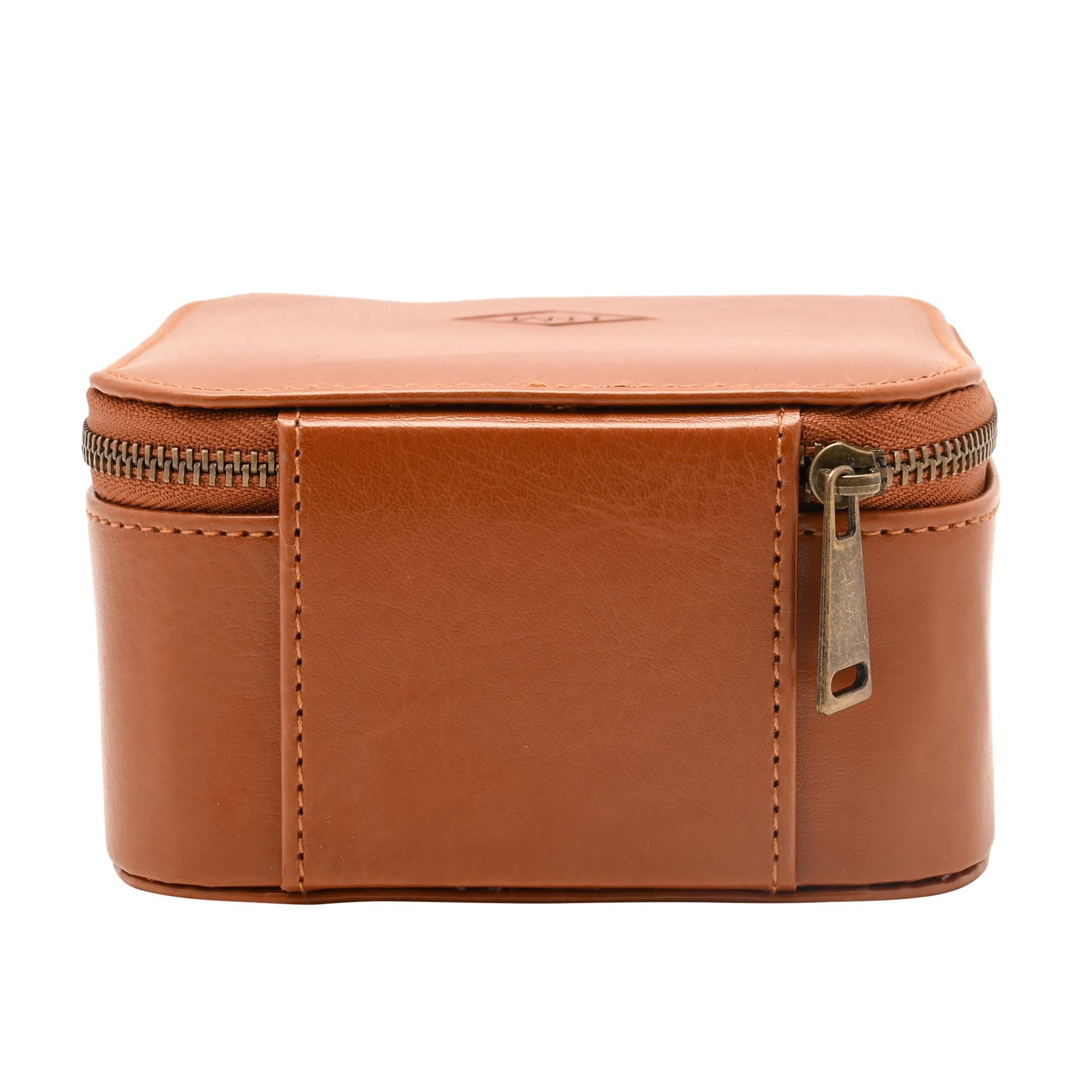 Harvey Makin Travel Watch & Jewellery Case - Tan
