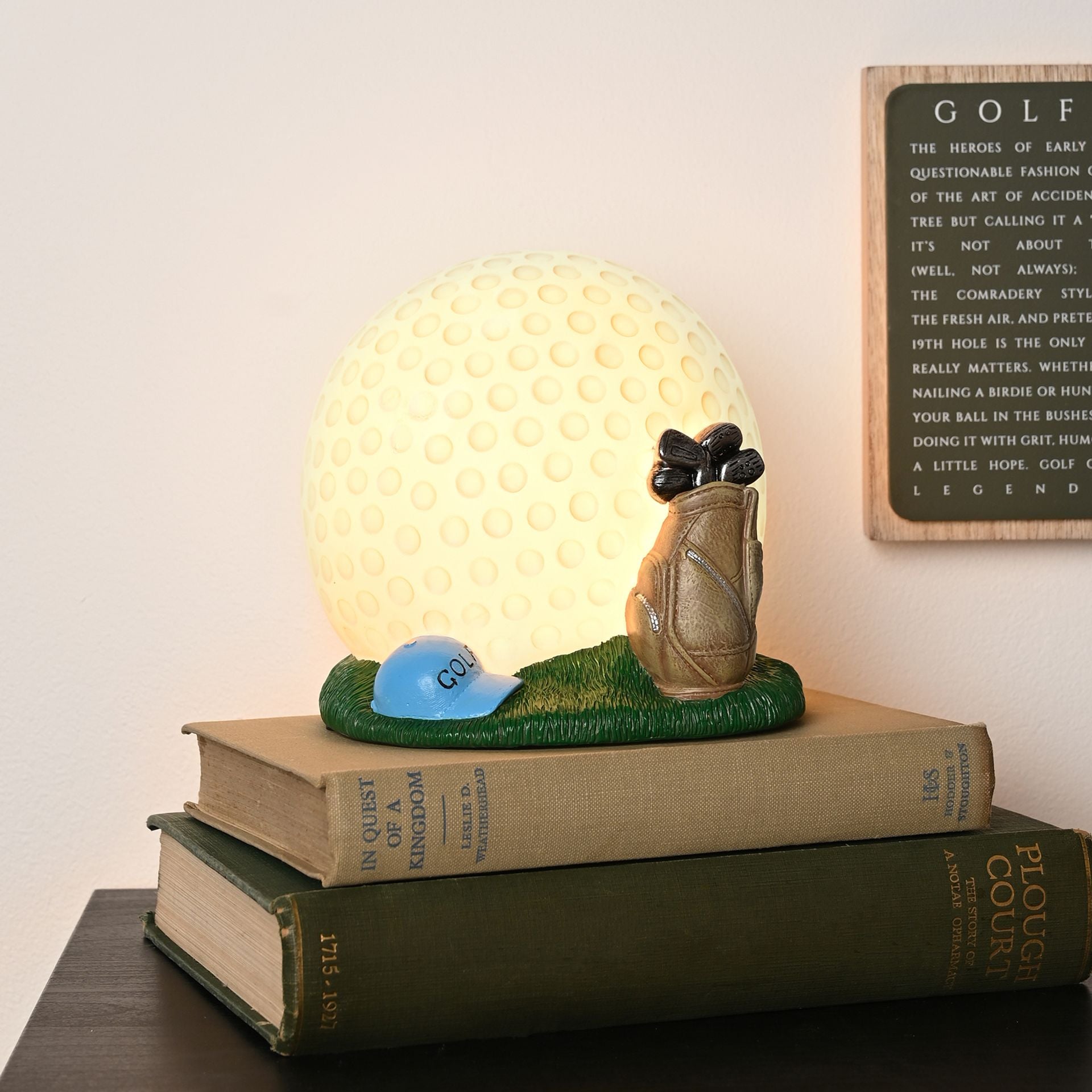 Hobbies By Harvey Golf Ball Shaped USB Table Lamp