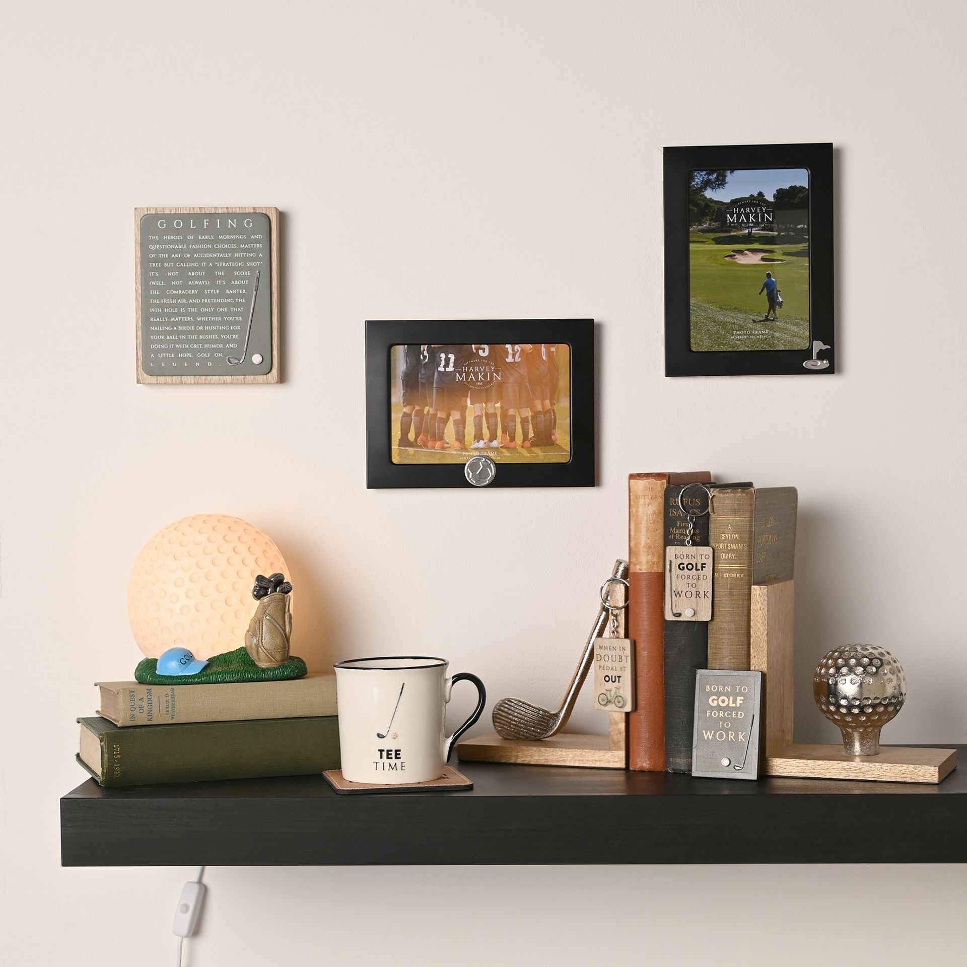 Hobbies By Harvey Golf Ball Shaped USB Table Lamp