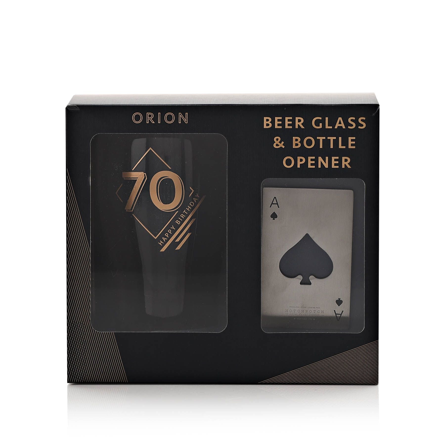 Hotchpotch Orion Beer Glass & Bottle Opener - 70