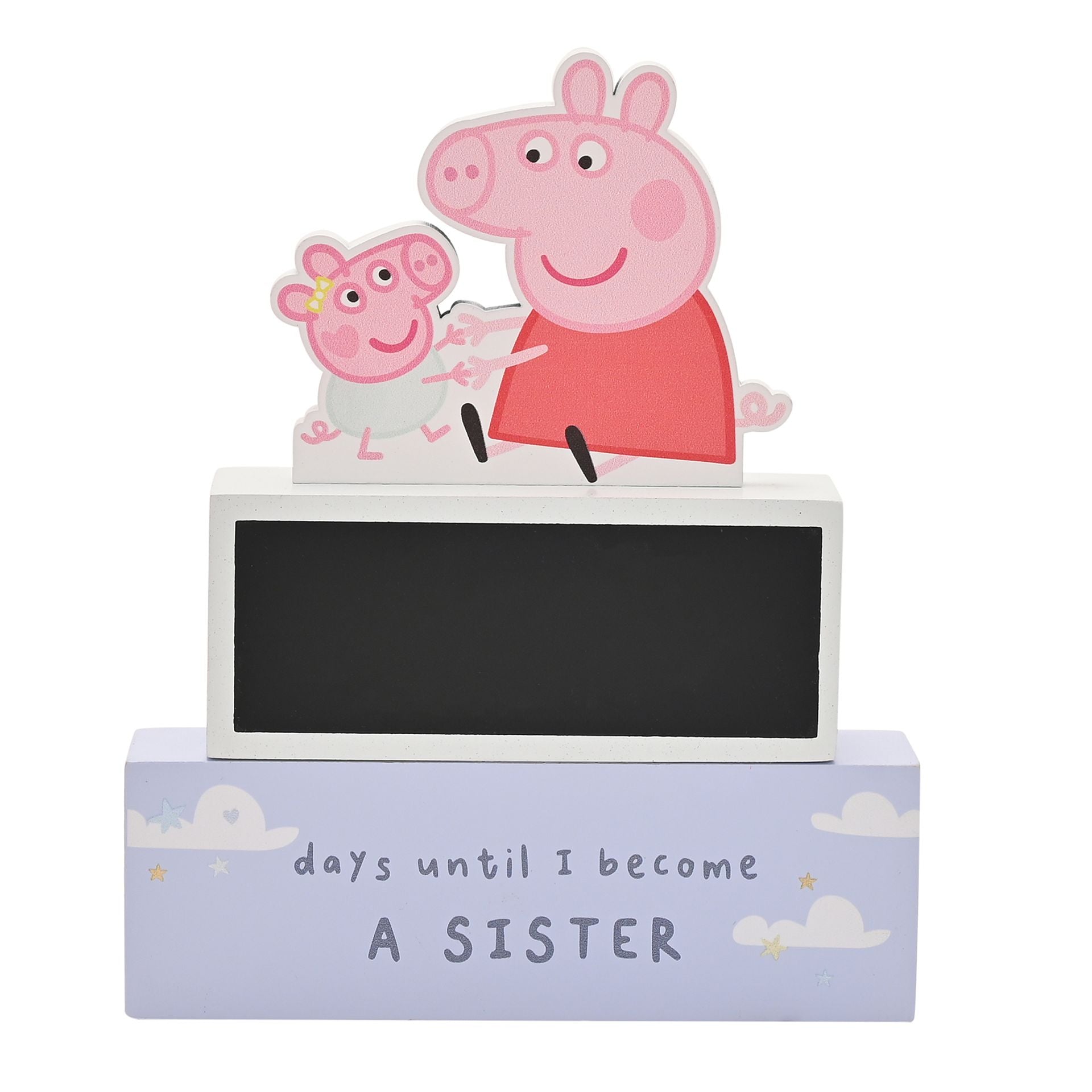 Peppa Pig Big Sister Countdown Plaque
