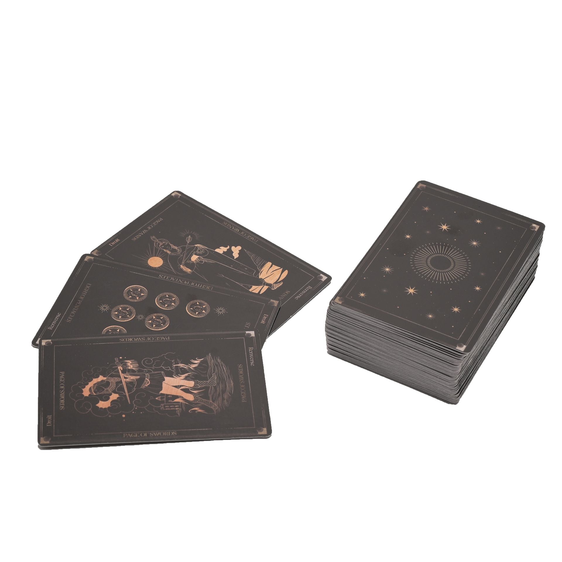 Tarot Cards & Crystal Set in a Velvet Pouch