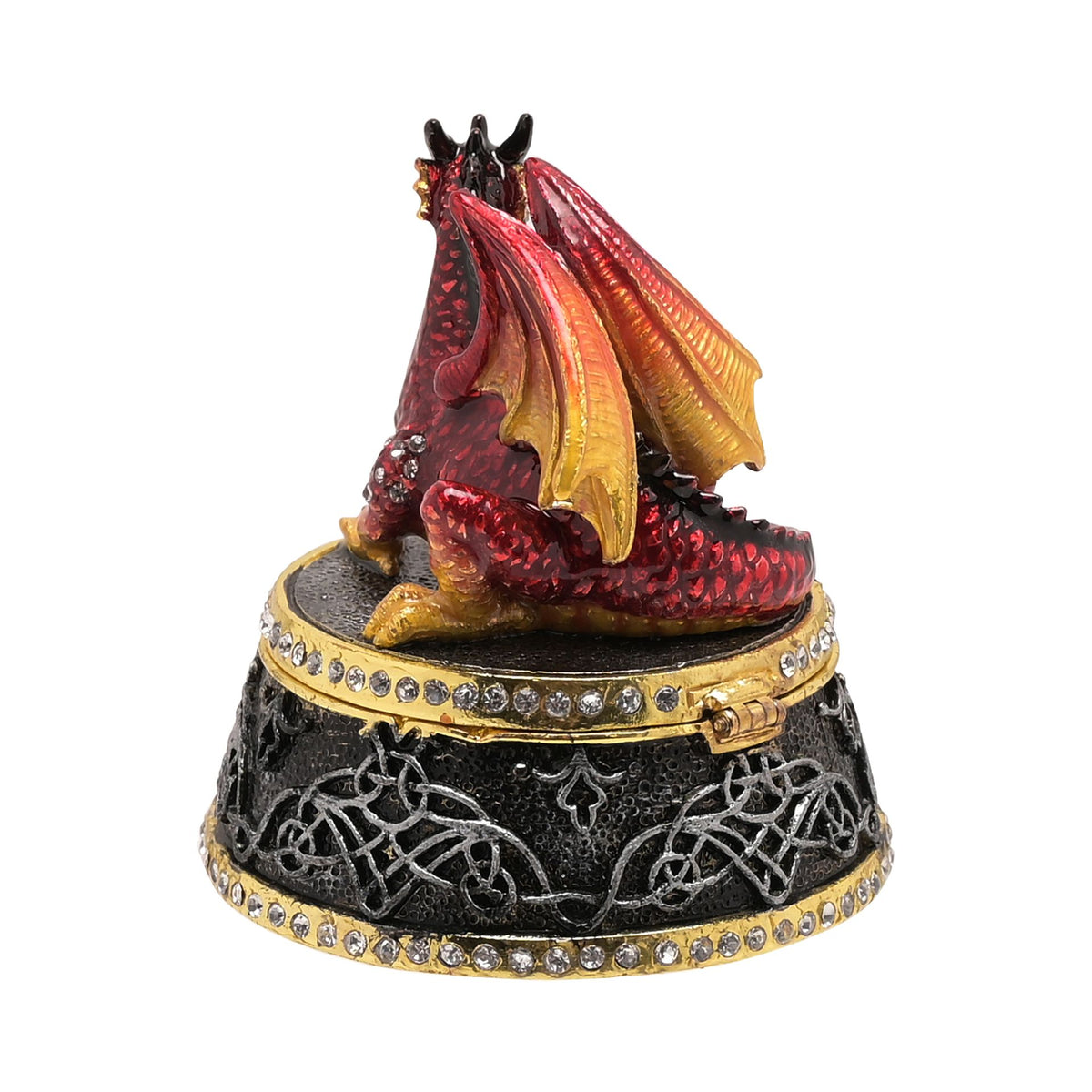 Gothic Red Dragon Jewellery Box