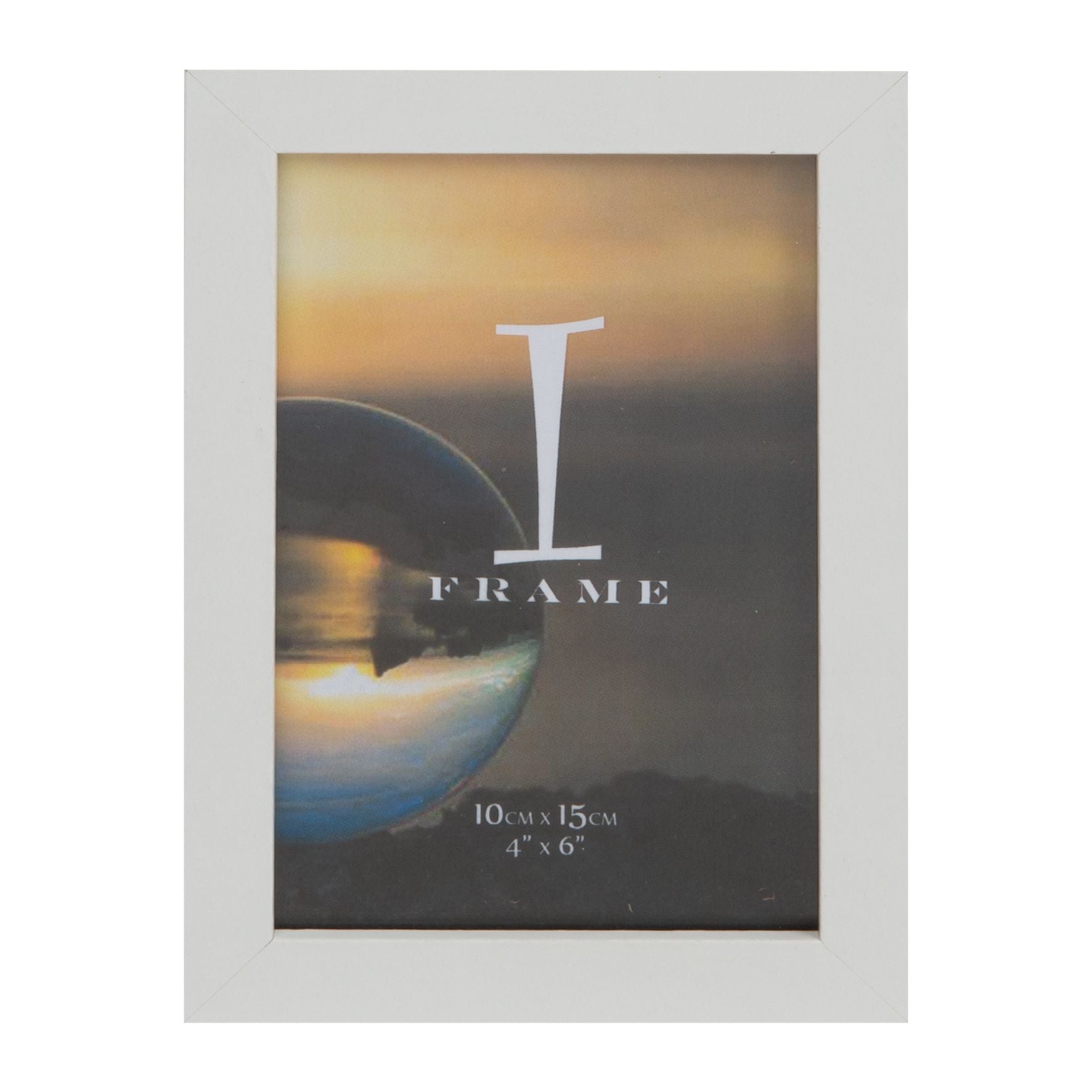 iFrame Set of 4 Photo Frames White 4" x 6"
