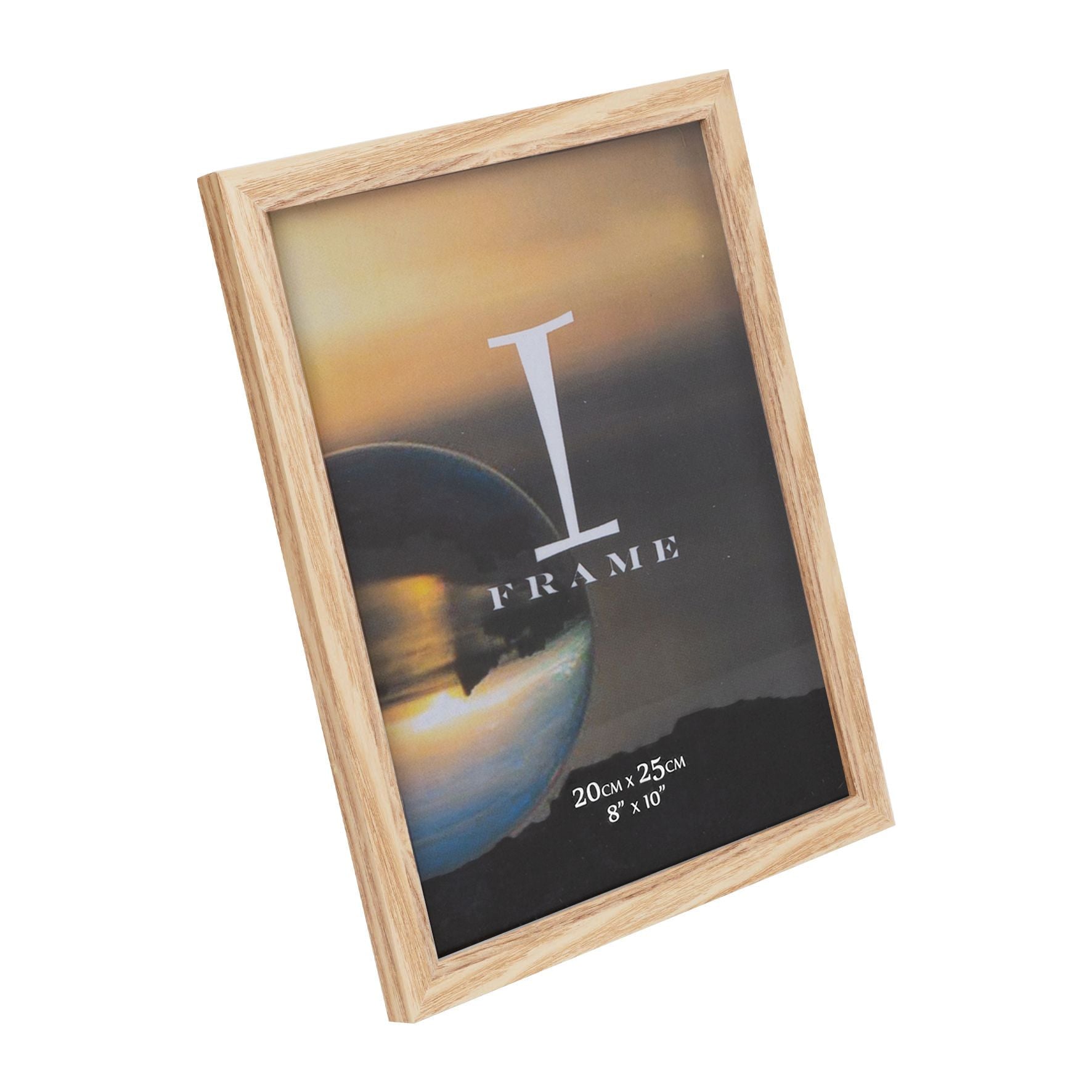 iFrame Set of 2 Photo Frames Oak 8" x 10"