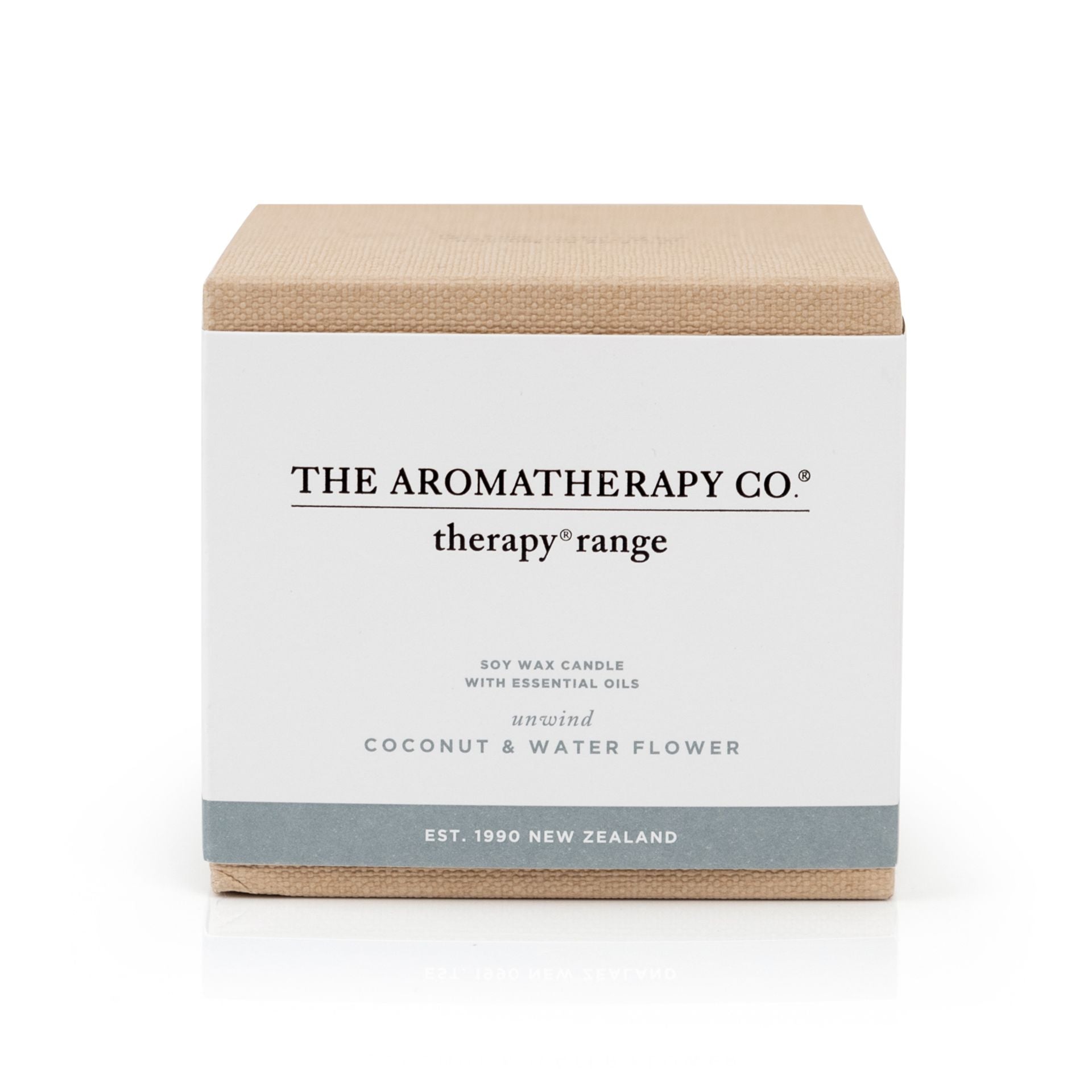 260g Unwind Therapy Candle Coconut & Water Flower