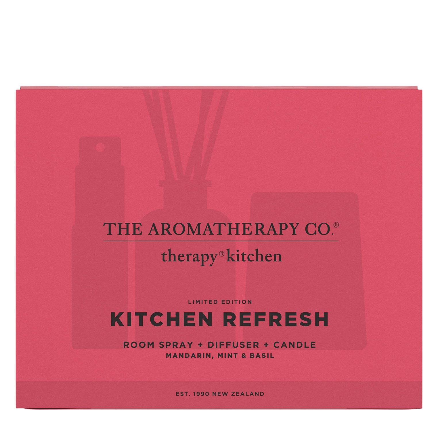 Therapy Home Fragrance Trio Set Mandarin Mint & Basil