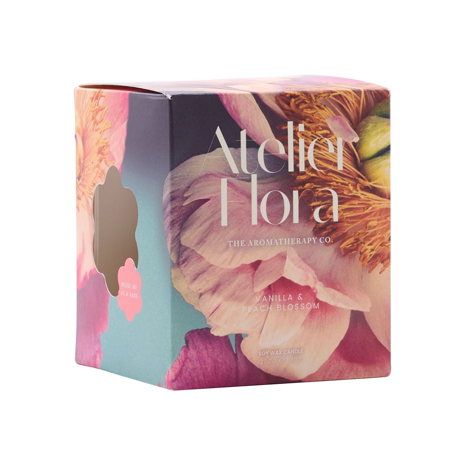Atelier Flora 200g Candle - Vanilla & Peach Blossom