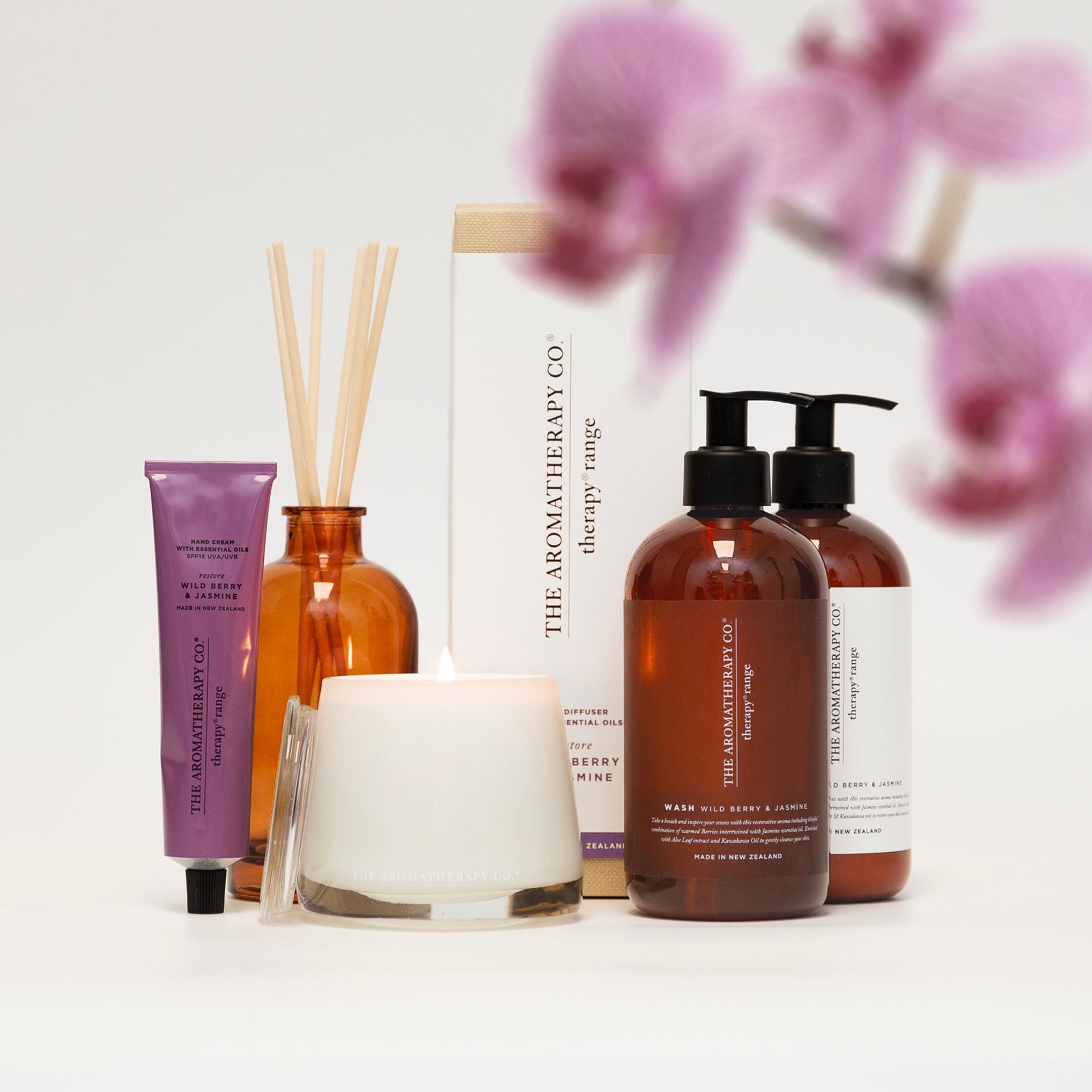 500ml Restore Therapy Hand & Body Lotion - Wild Berry & Jasmine