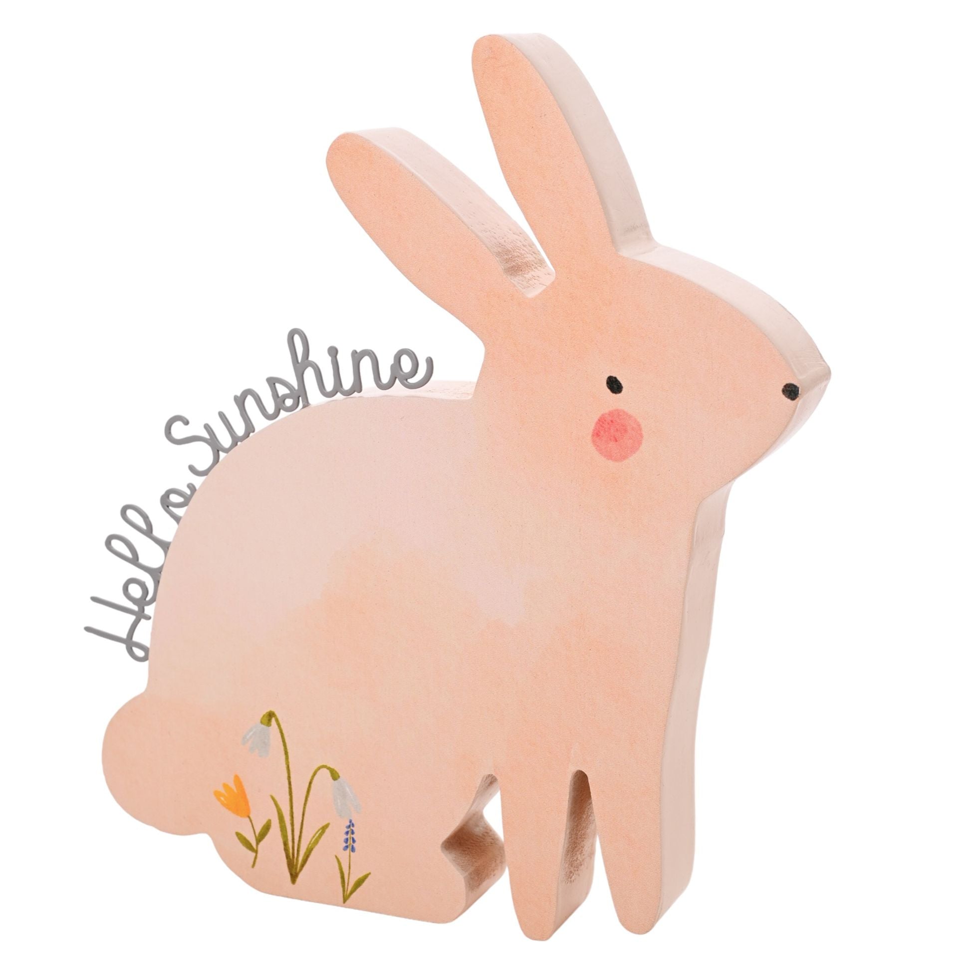 Love Life Rabbit Plaque - Hello Sunshine