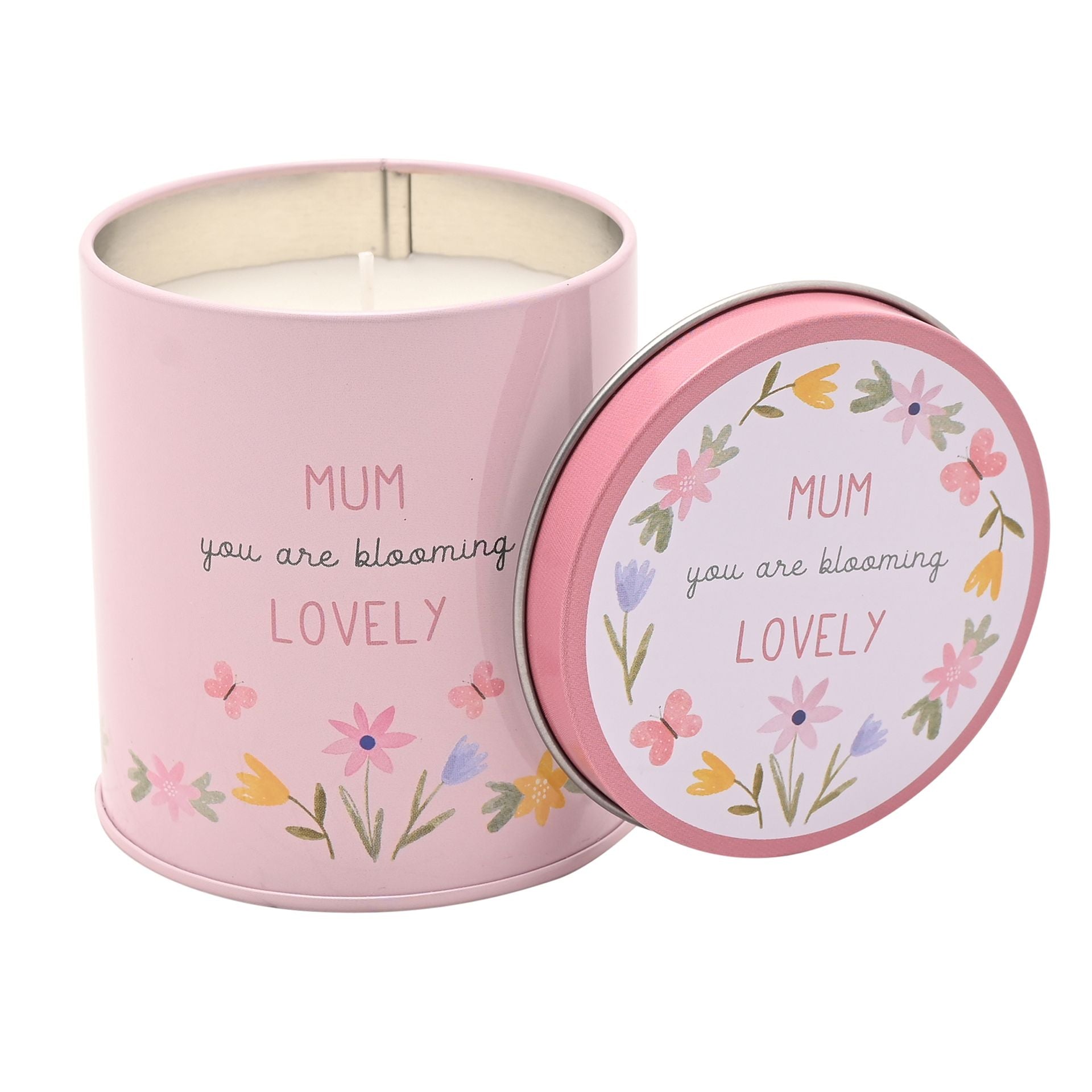 Love Life Tin Candle 8cm x 7.5cm - Mum