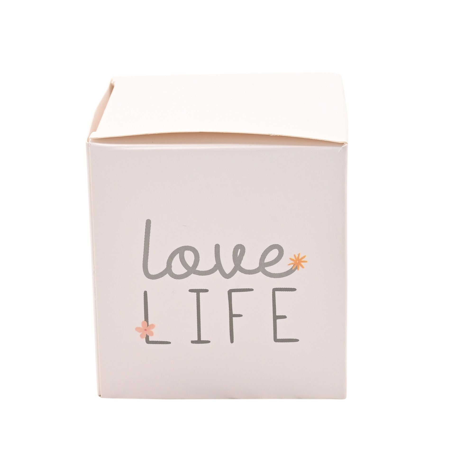 Love Life Tin Candle 8cm x 7.5cm - Nanna