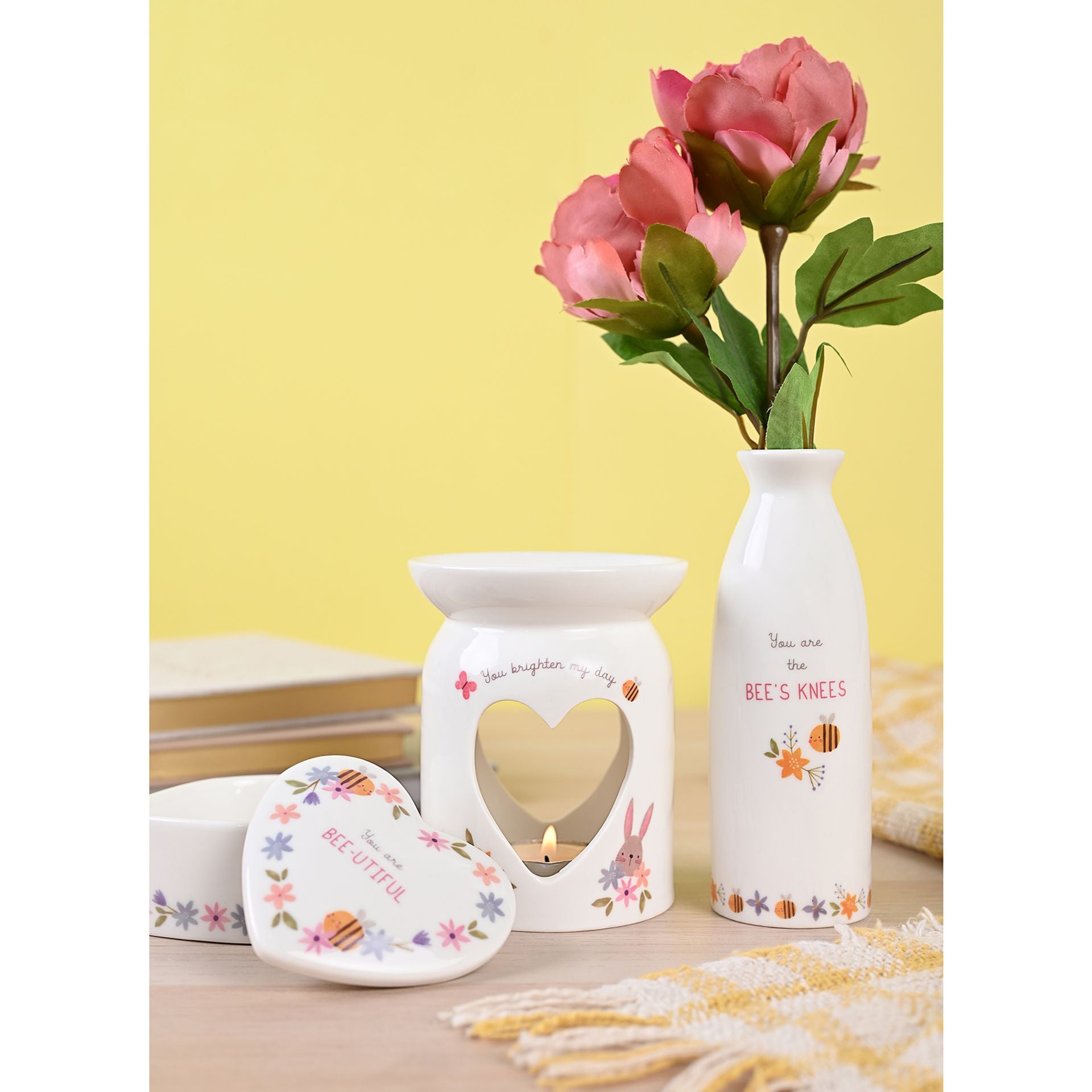 Love Life Wax Melt Burner - You Brighten My Day