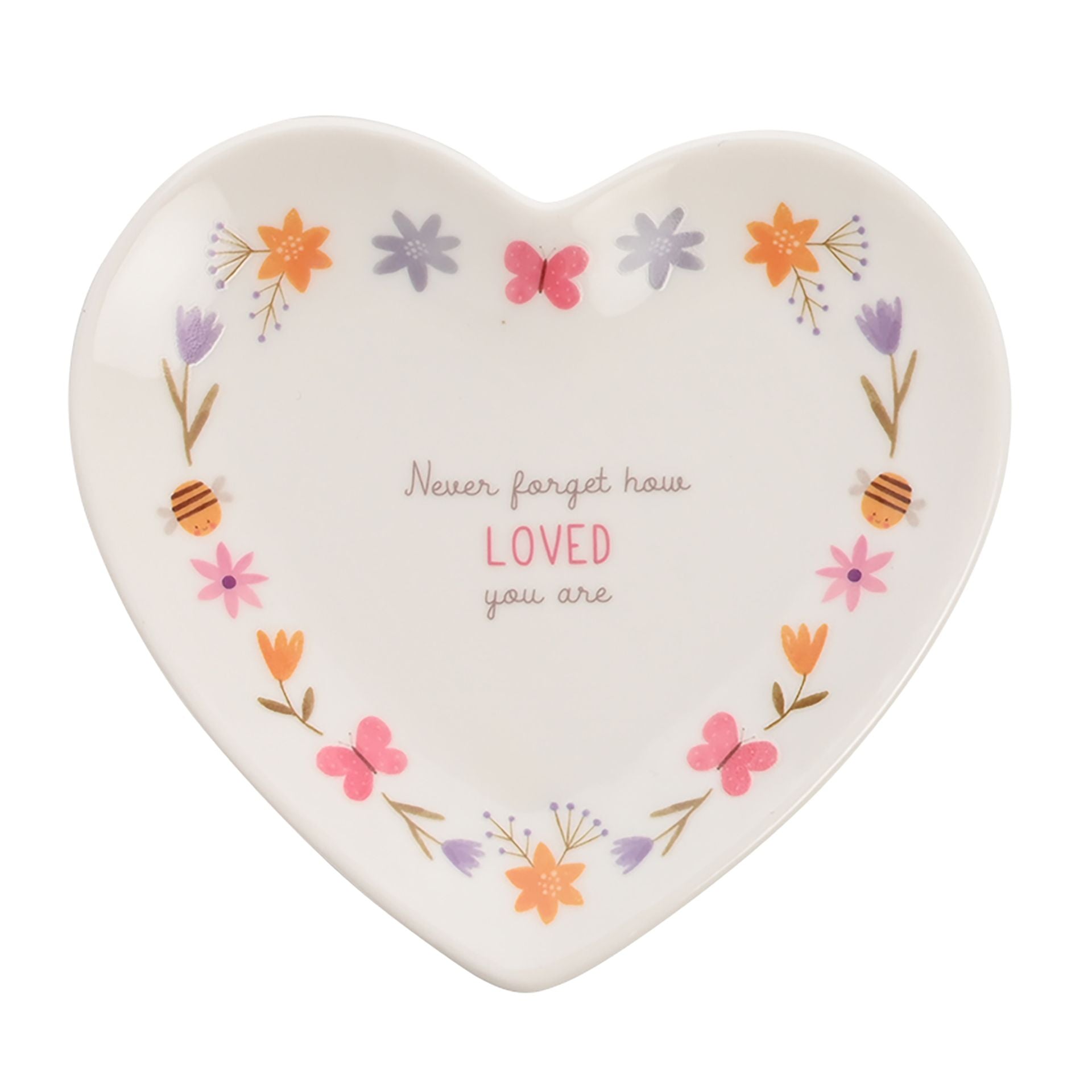 Love Life Ceramic Trinket Tray - You Are Loved