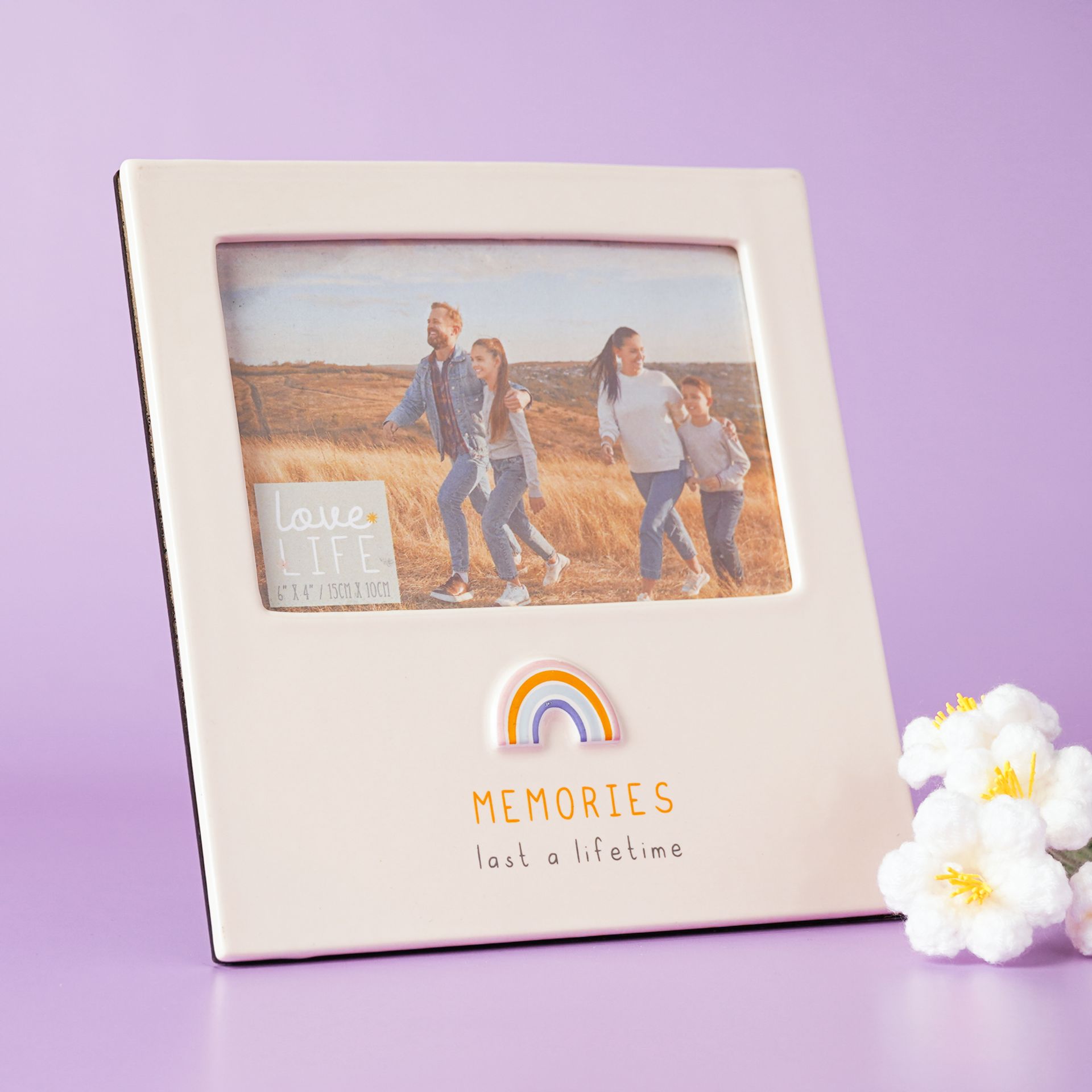 Love Life Photo Frame 4" x 6" - Memories