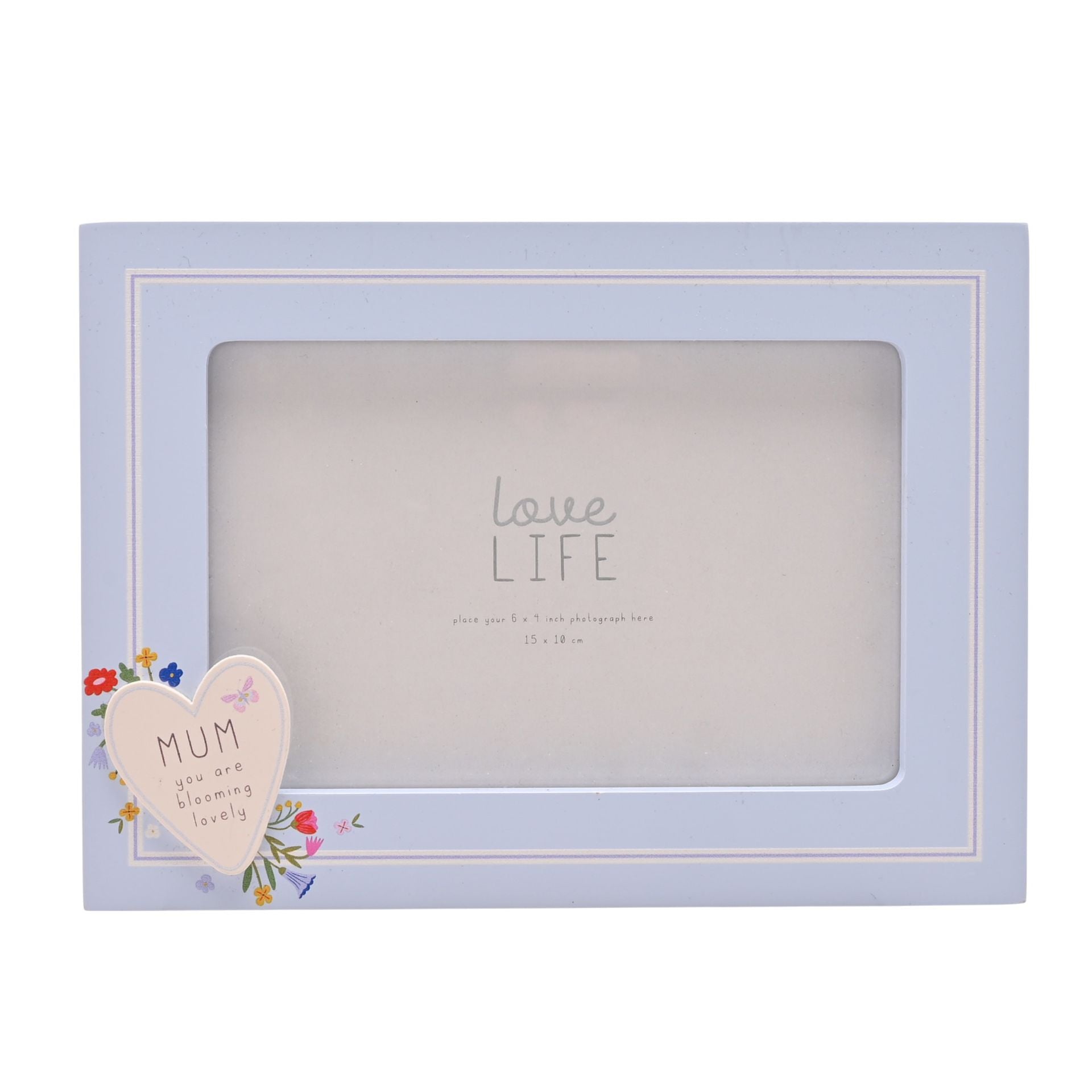 Love Life Heart Frame - Mum