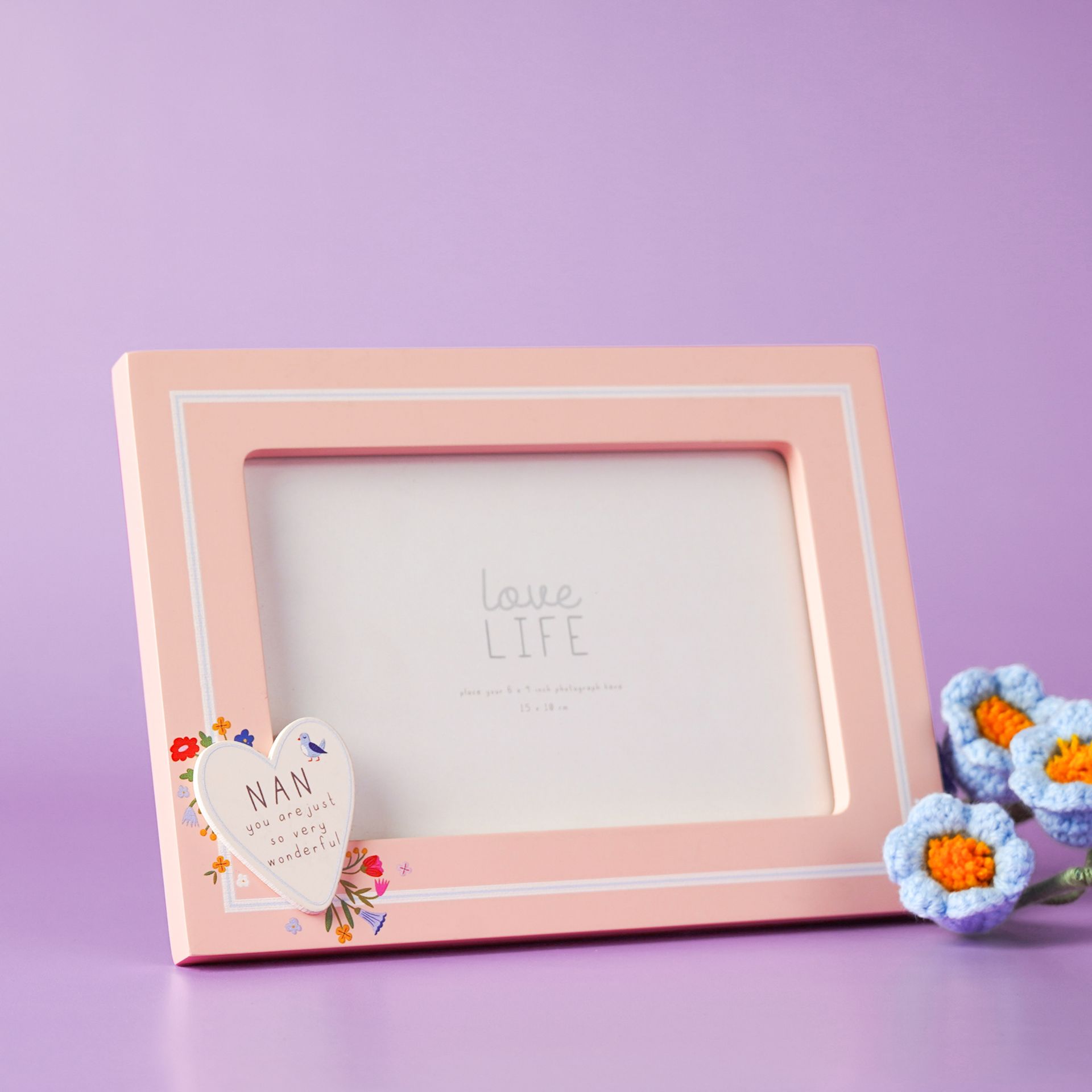 Love Life Heart Frame - Nan