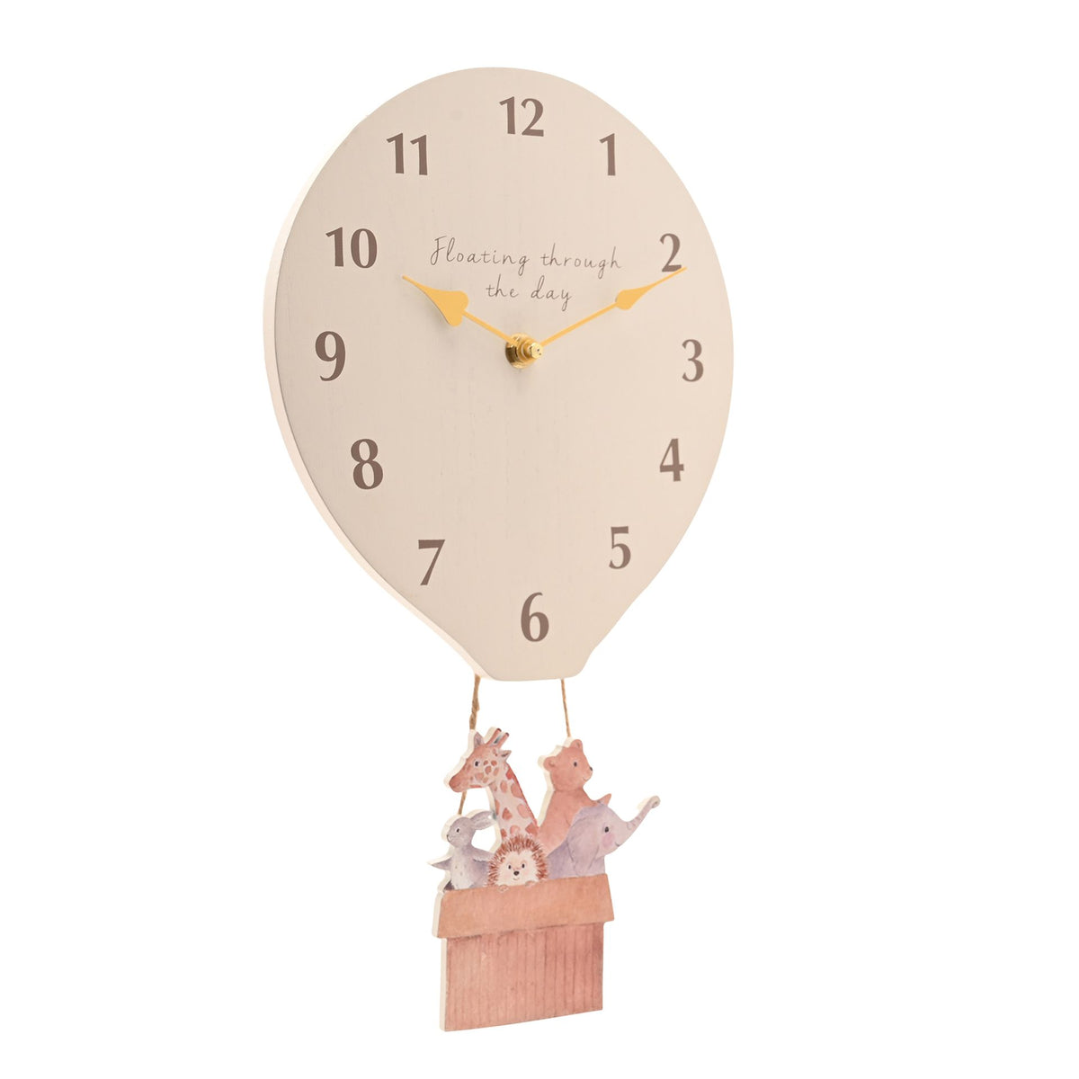 Little Roglets Hot Air Balloon Wall Clock