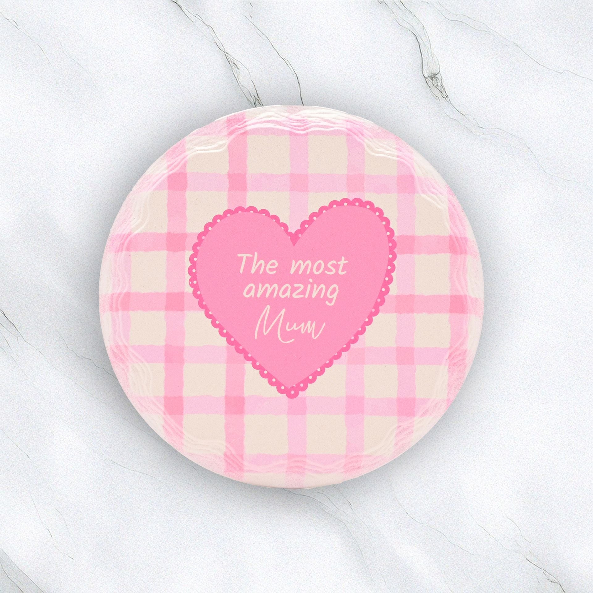 Personalised Amazing Gingham Coaster