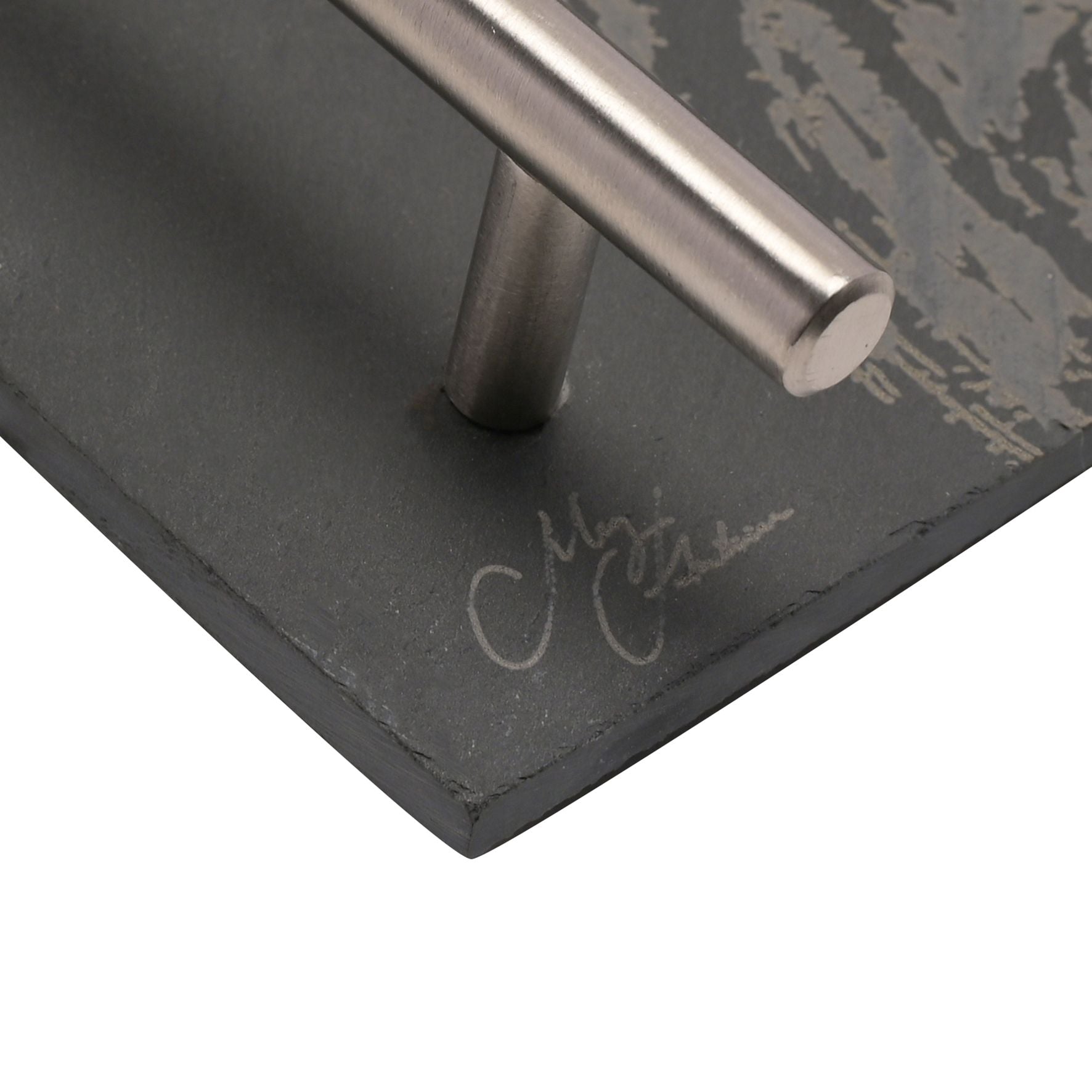 Meg Hawkins Slate Tray with Handles - Stag 30x15cm