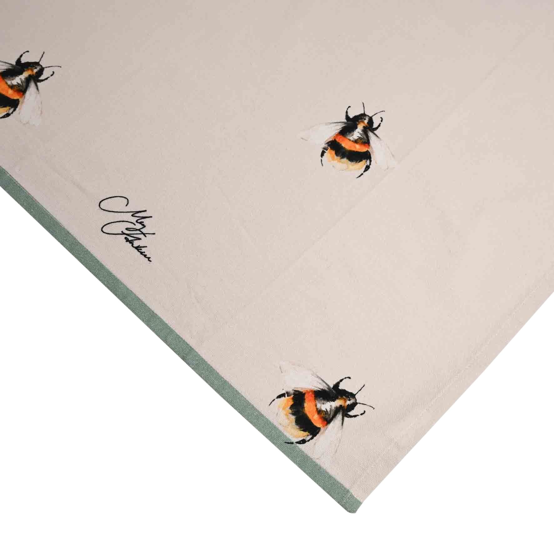 Meg Hawkins Cotton Tea Towel - Bee
