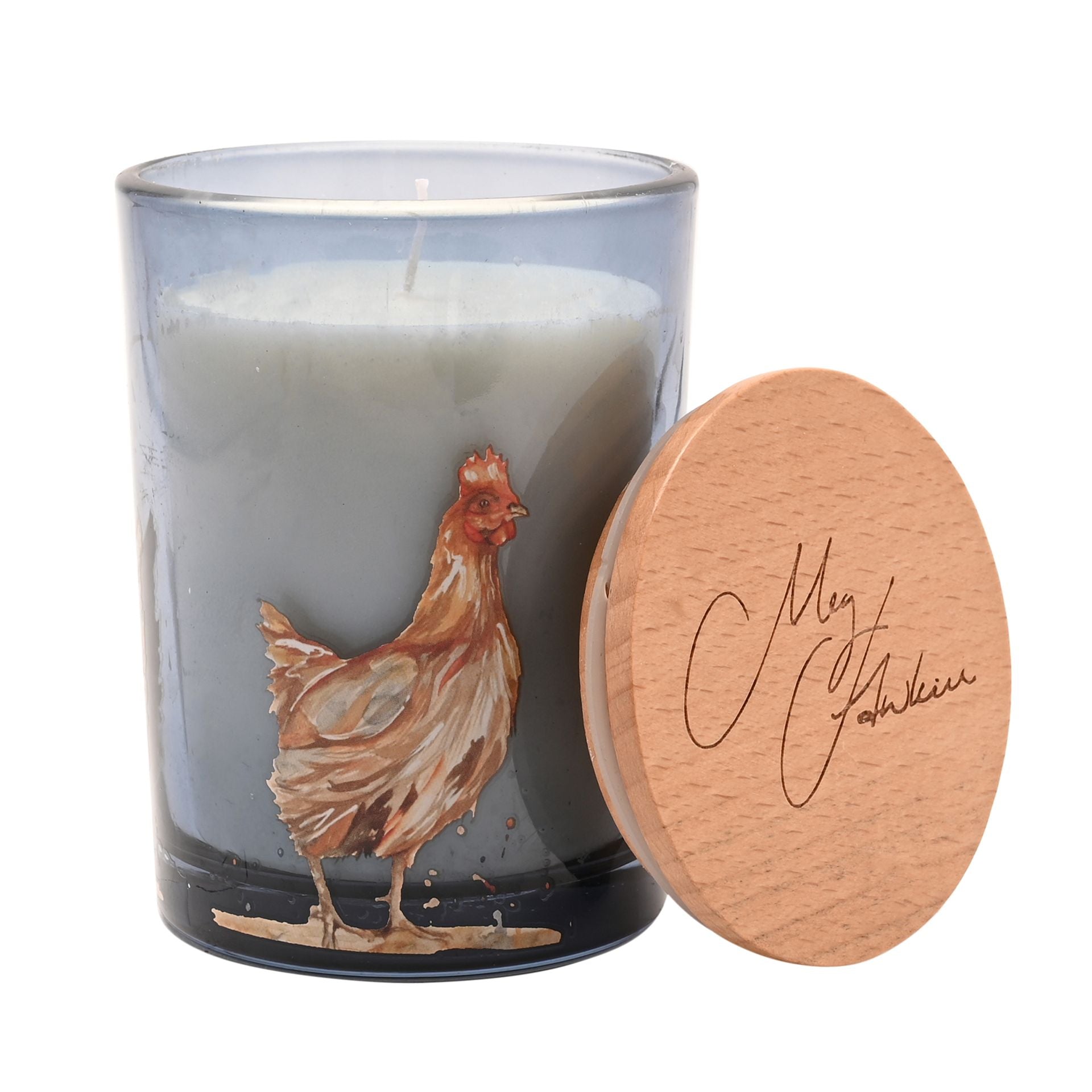 Meg Hawkins 250g Candle Chickens - Honey & Oats