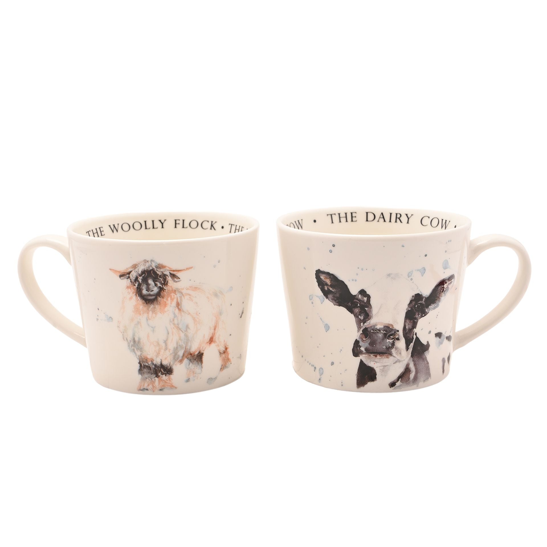 Meg Hawkins Set Of 2 Cups - Sheep & Cow