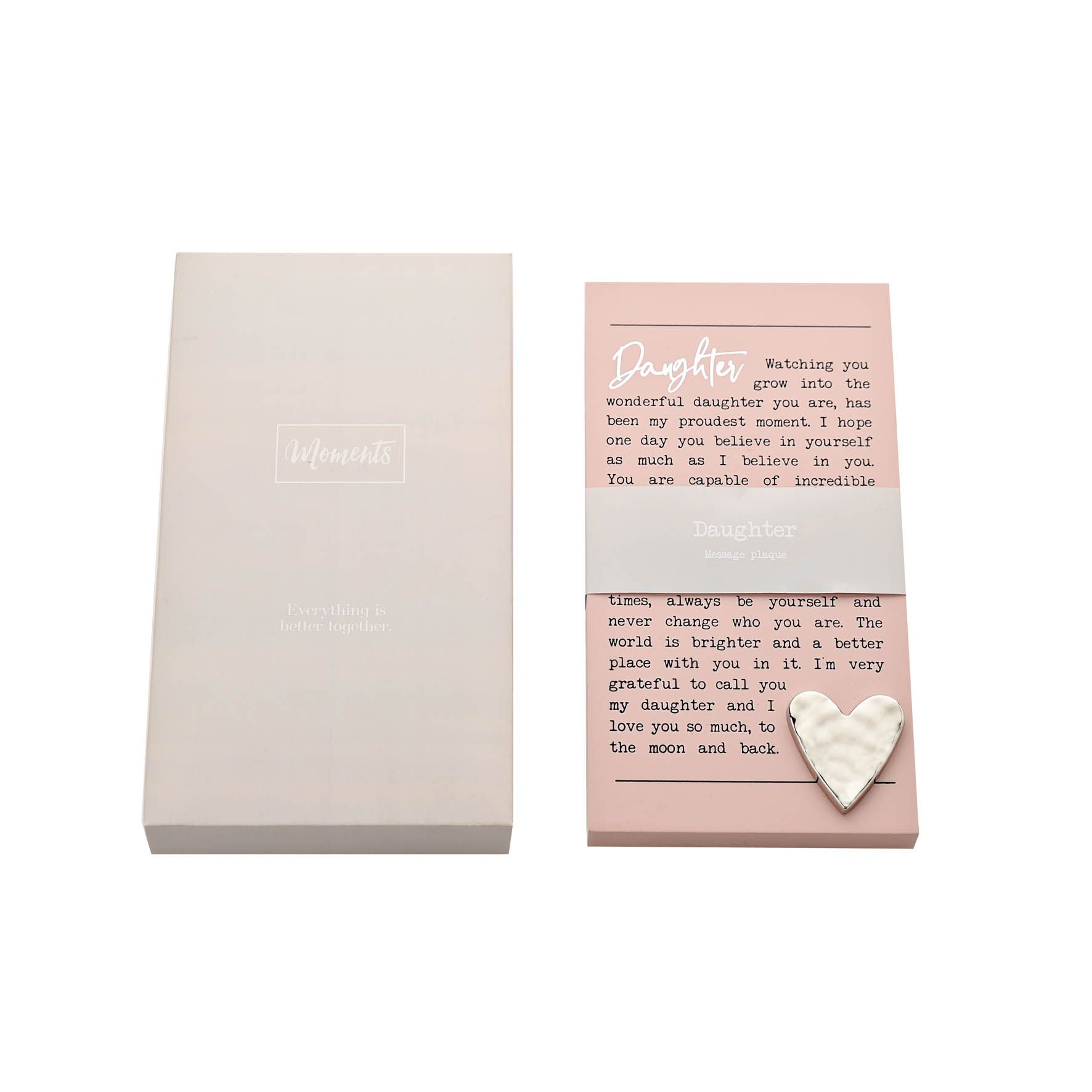 Moments Standing Plaque - Daughter