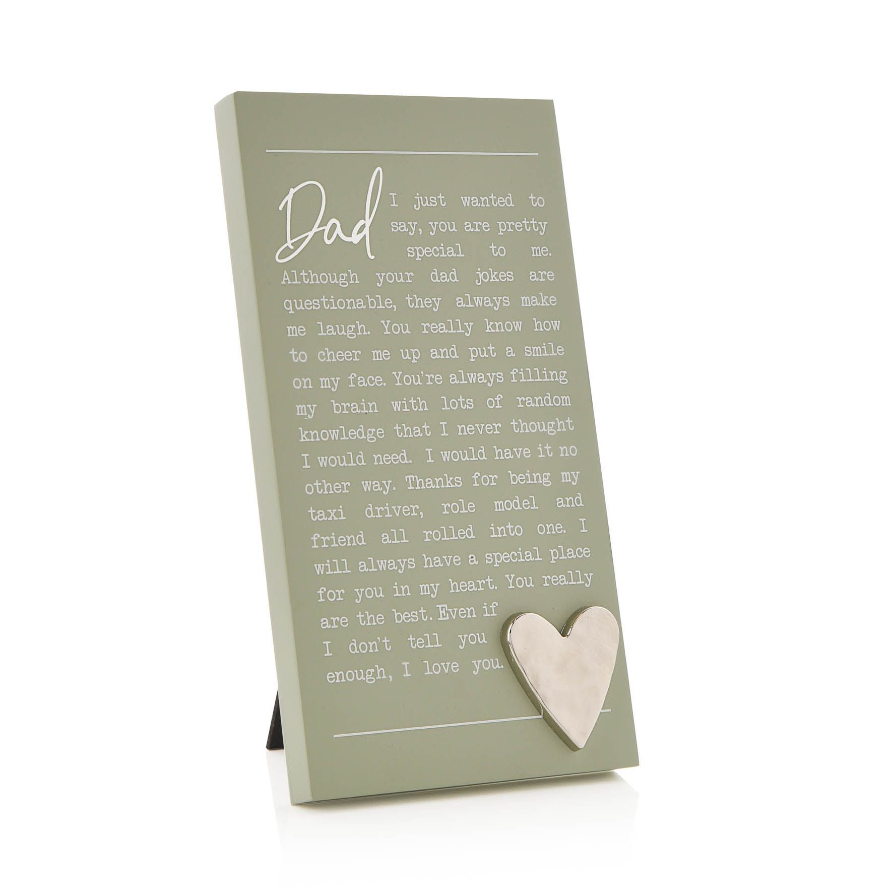 Moments Standing Plaque - Dad