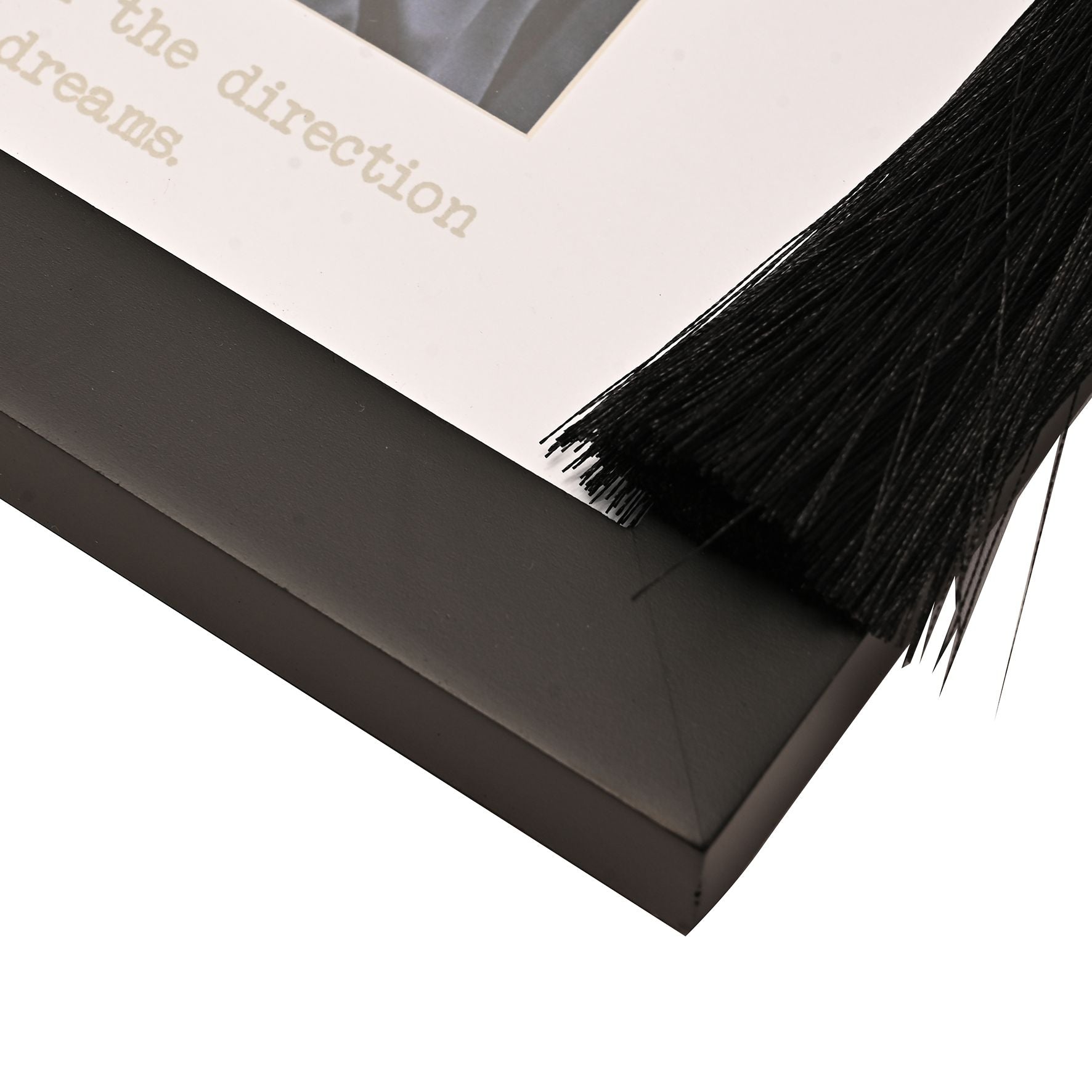 Moments Photo Frame with Tassels Black 4" x 6" - Graduation